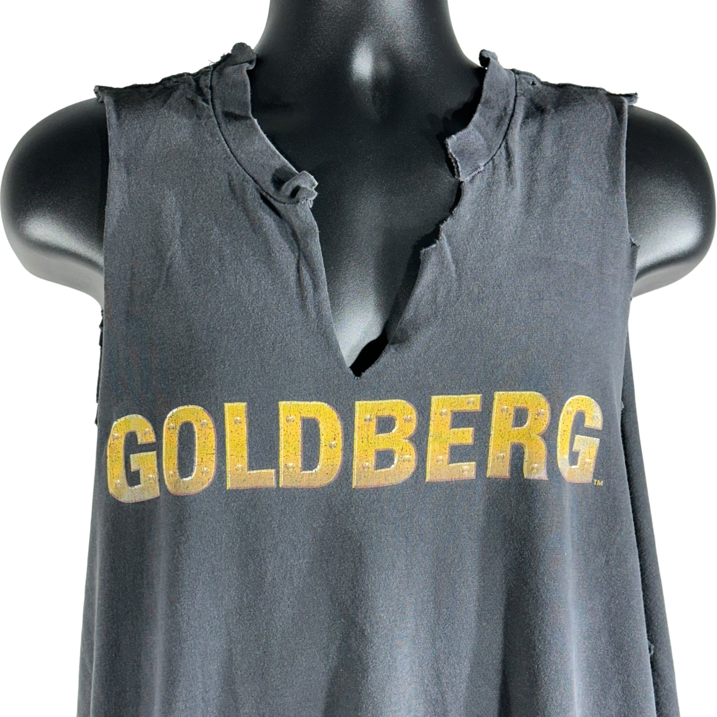 Vintage Goldberg "Who's Next?" Distressed Sleeveless Tee