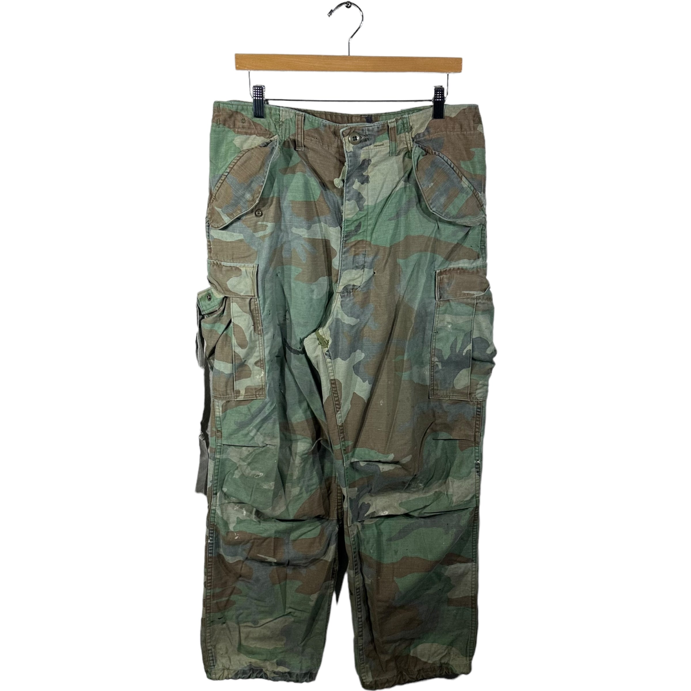 Vintage Military Cargo Camo Pants