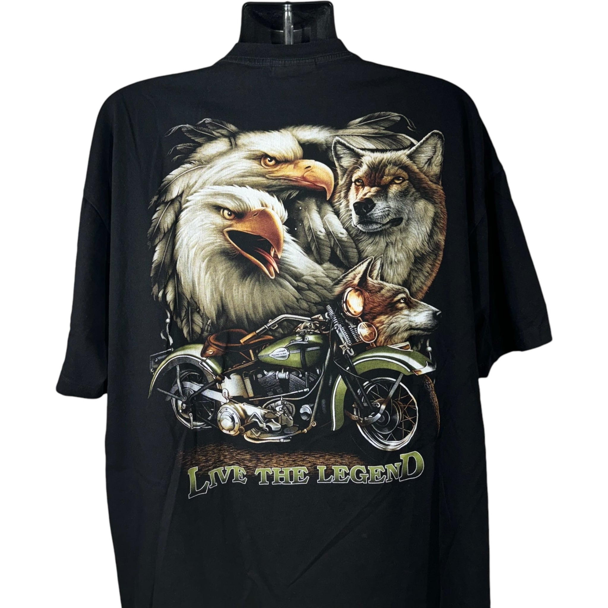 Vintage "Live The Legend" Motorcycle Tee