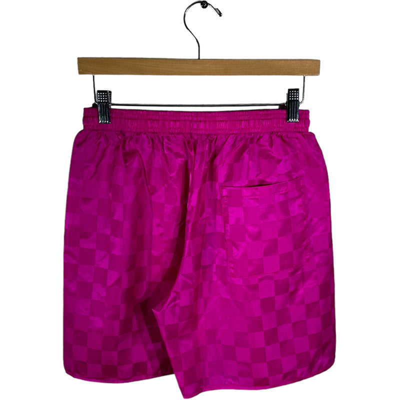 Vintage Checkered Soccer Shorts