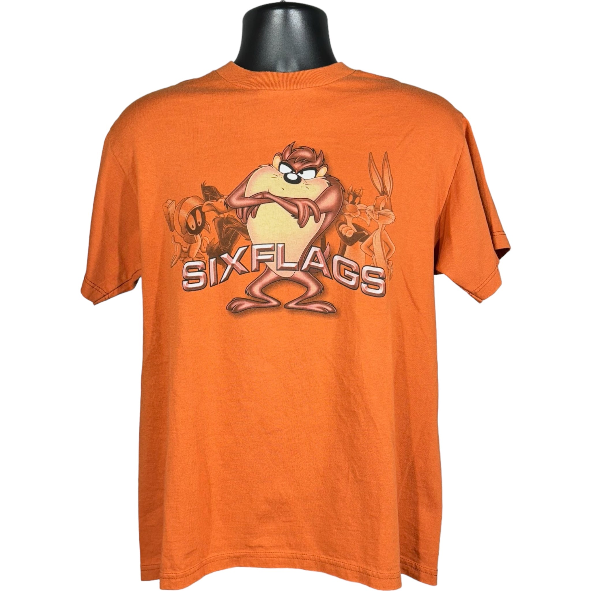 Vintage Looney Tunes Taz Six Flags Tee