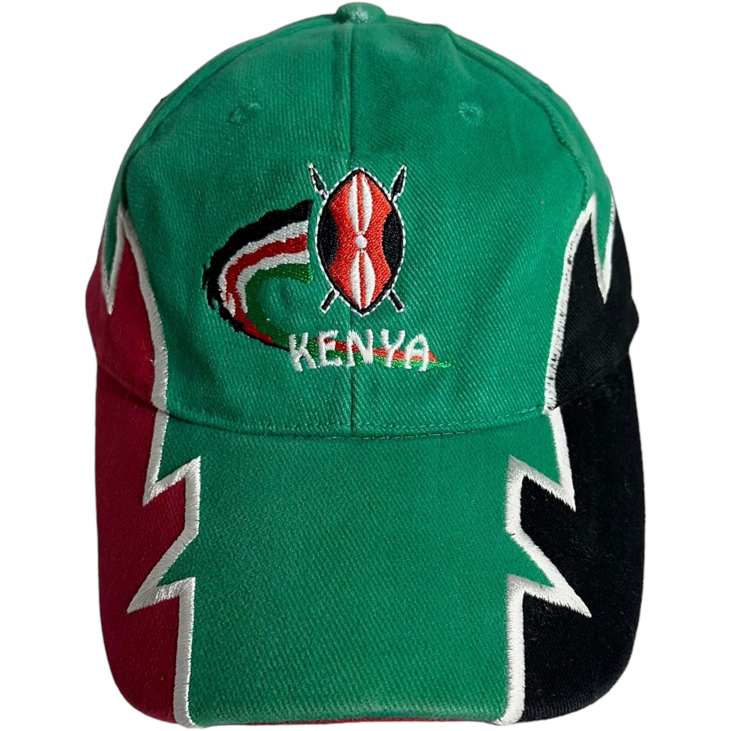 Vintage Kenya Flag Strapback Hat