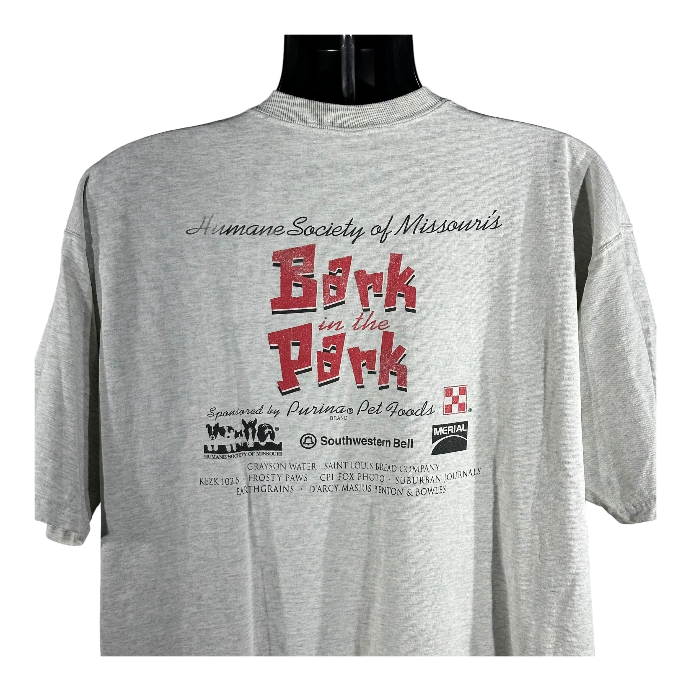 Vintage "Why Can't I Go To Bark In The Park?" Tee 90s