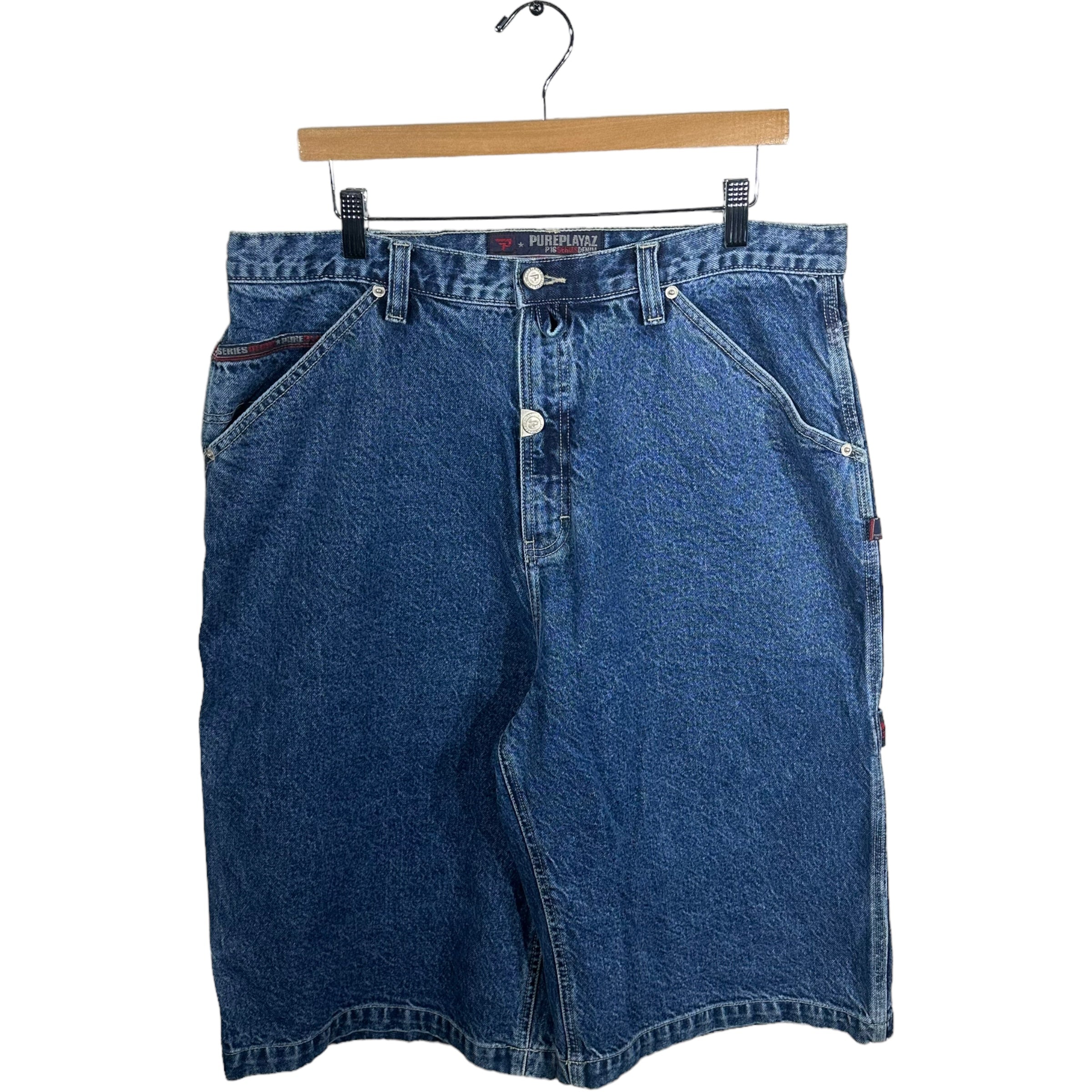 Vintage Pure Playaz Cargo Jean Shorts