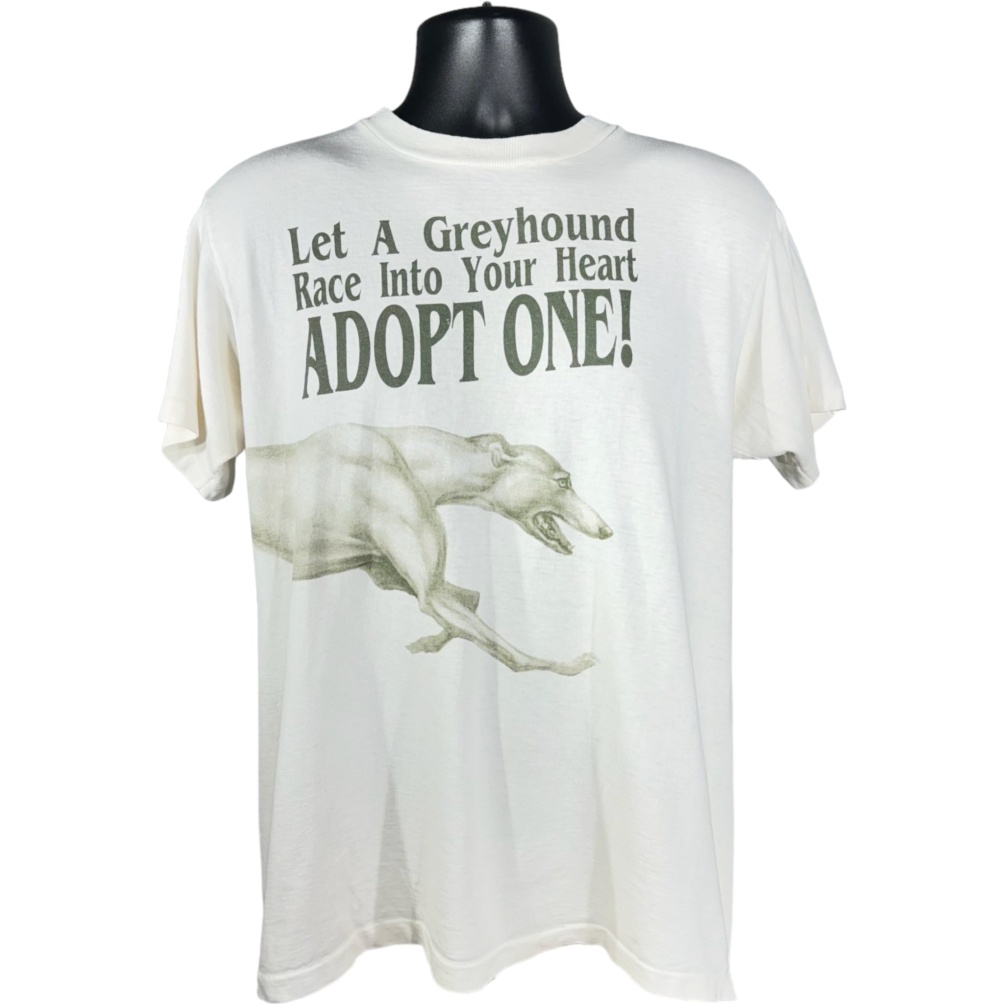 Vintage Adopt A Greyhound Tee 1993
