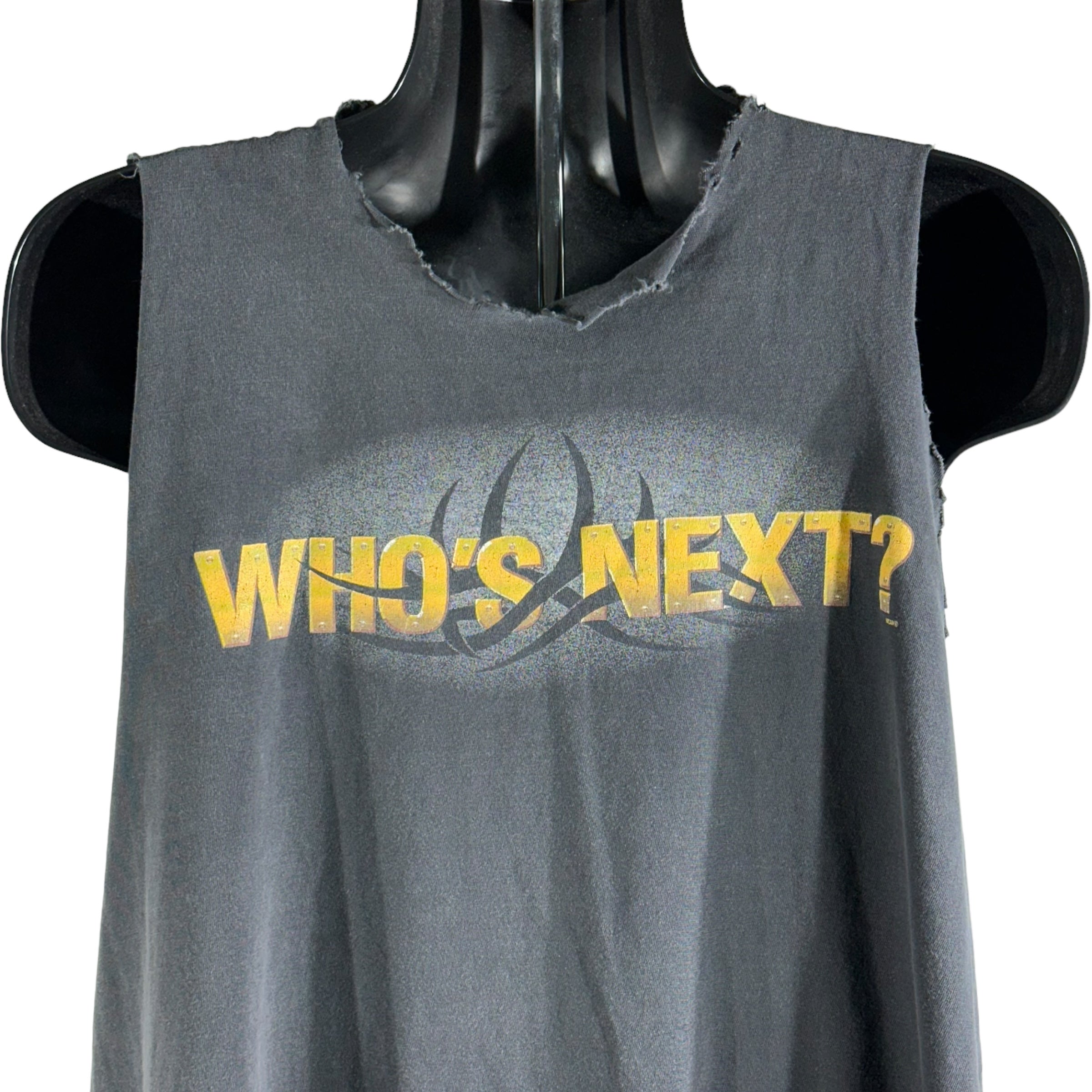 Vintage Goldberg "Who's Next?" Distressed Sleeveless Tee