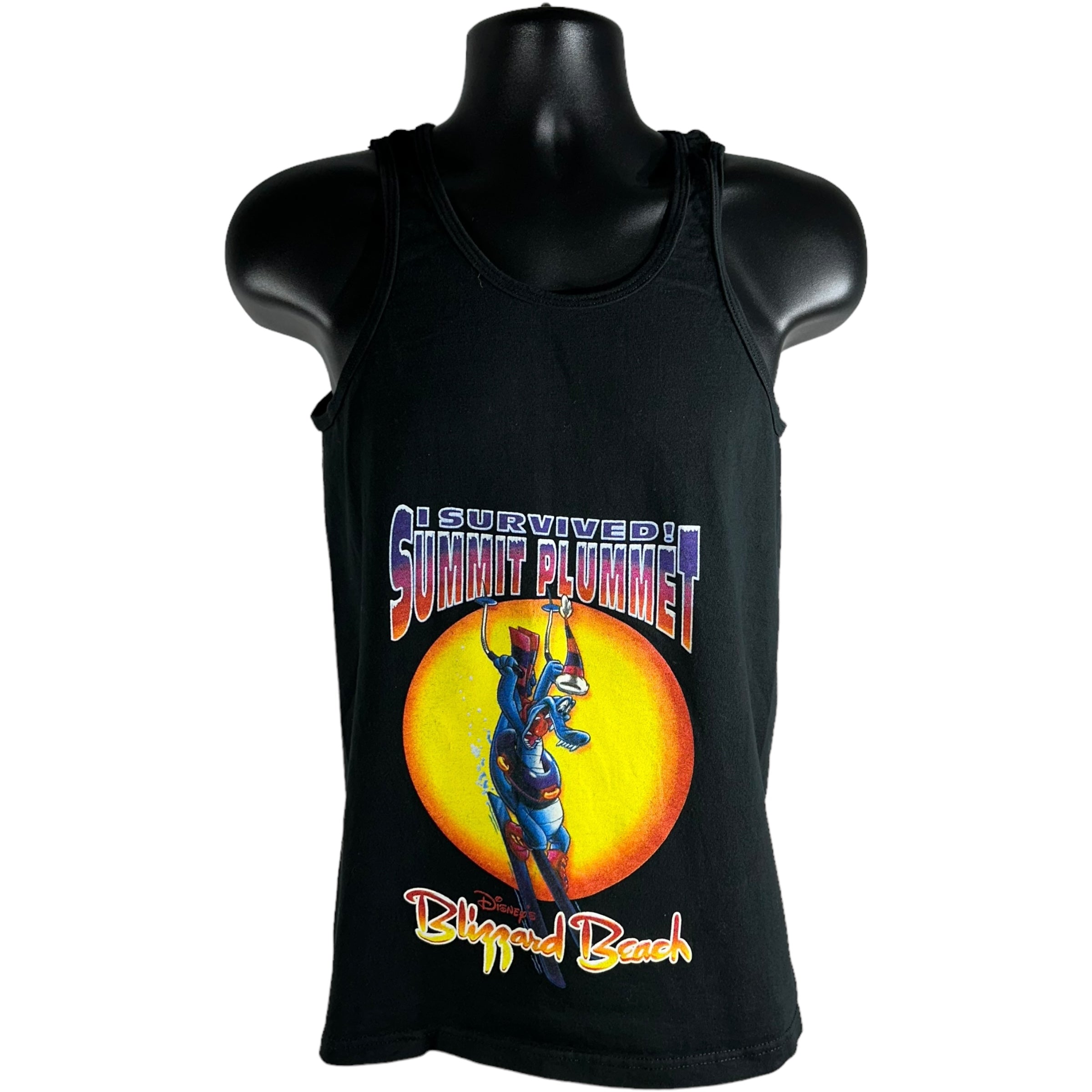 Vintage "I Survived Summit Plummet" Disney Blizzard Beach Tank Top