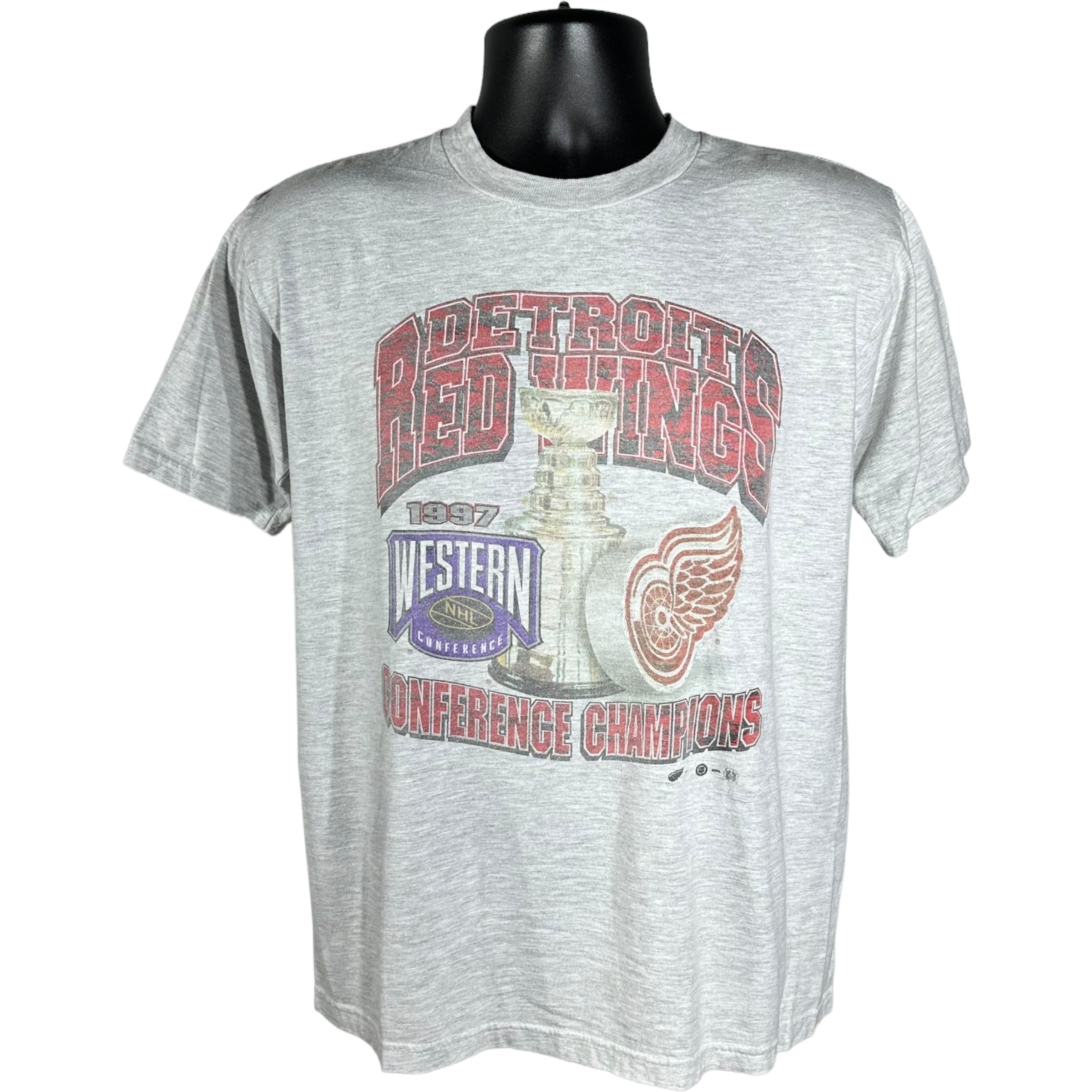 Vintage Detroit Red Wings Conference Champions Tee 1997