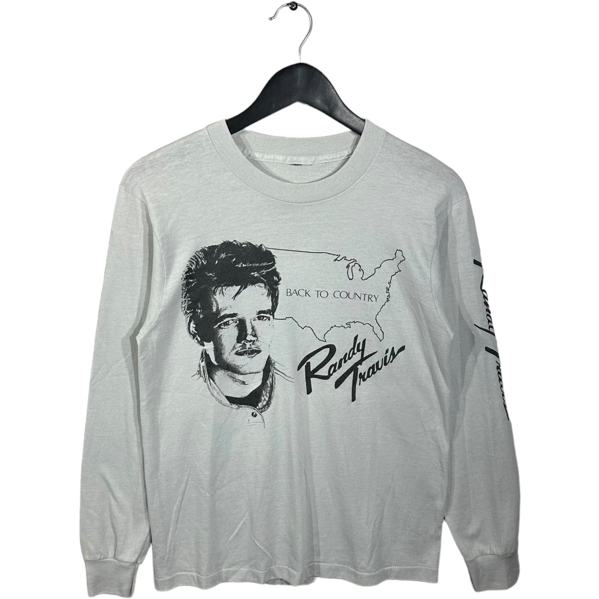 Vintage Randy Travis "Back To Country" Long Sleeve