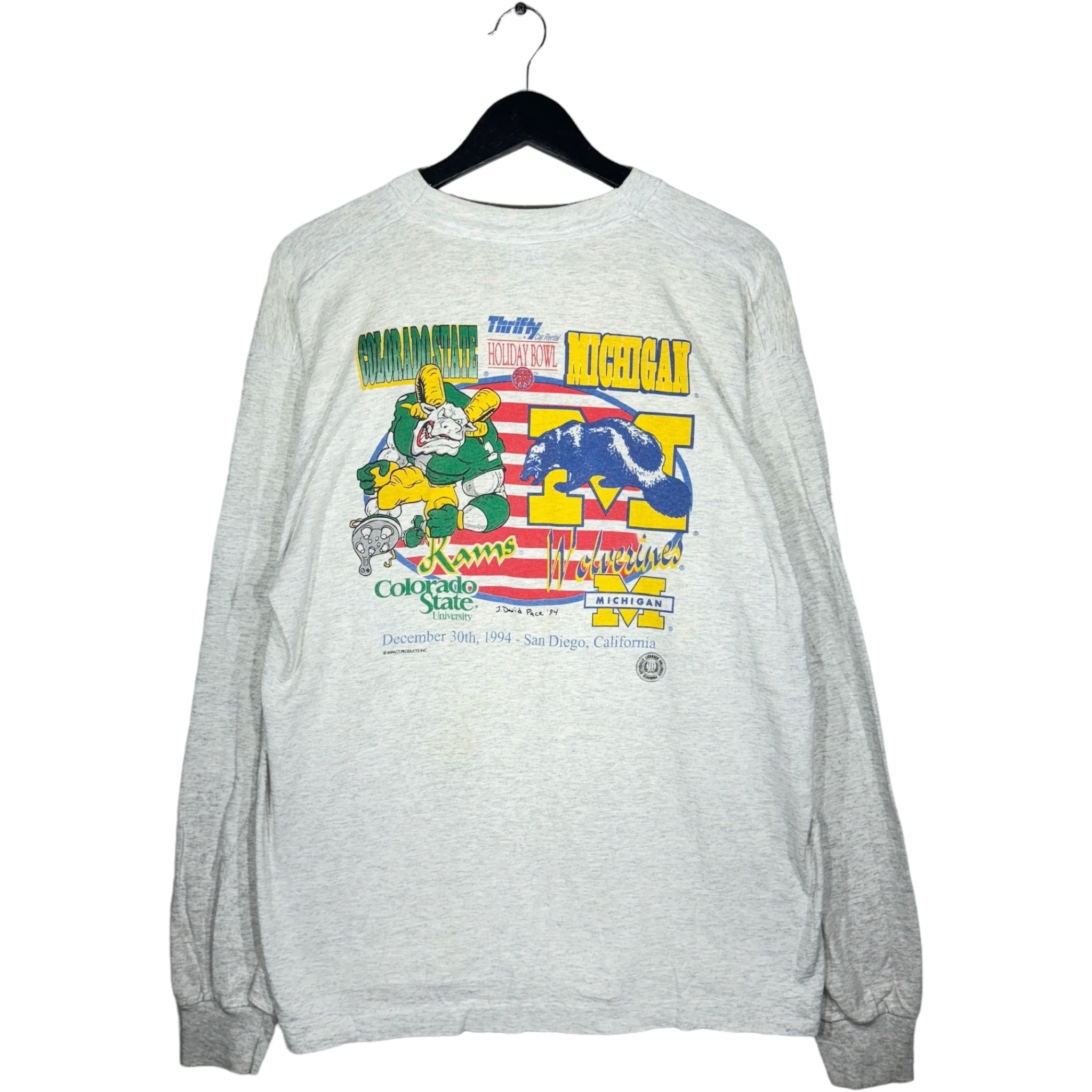 Vintage Colorado State vs. Michigan Holiday Bowl Long Sleeve