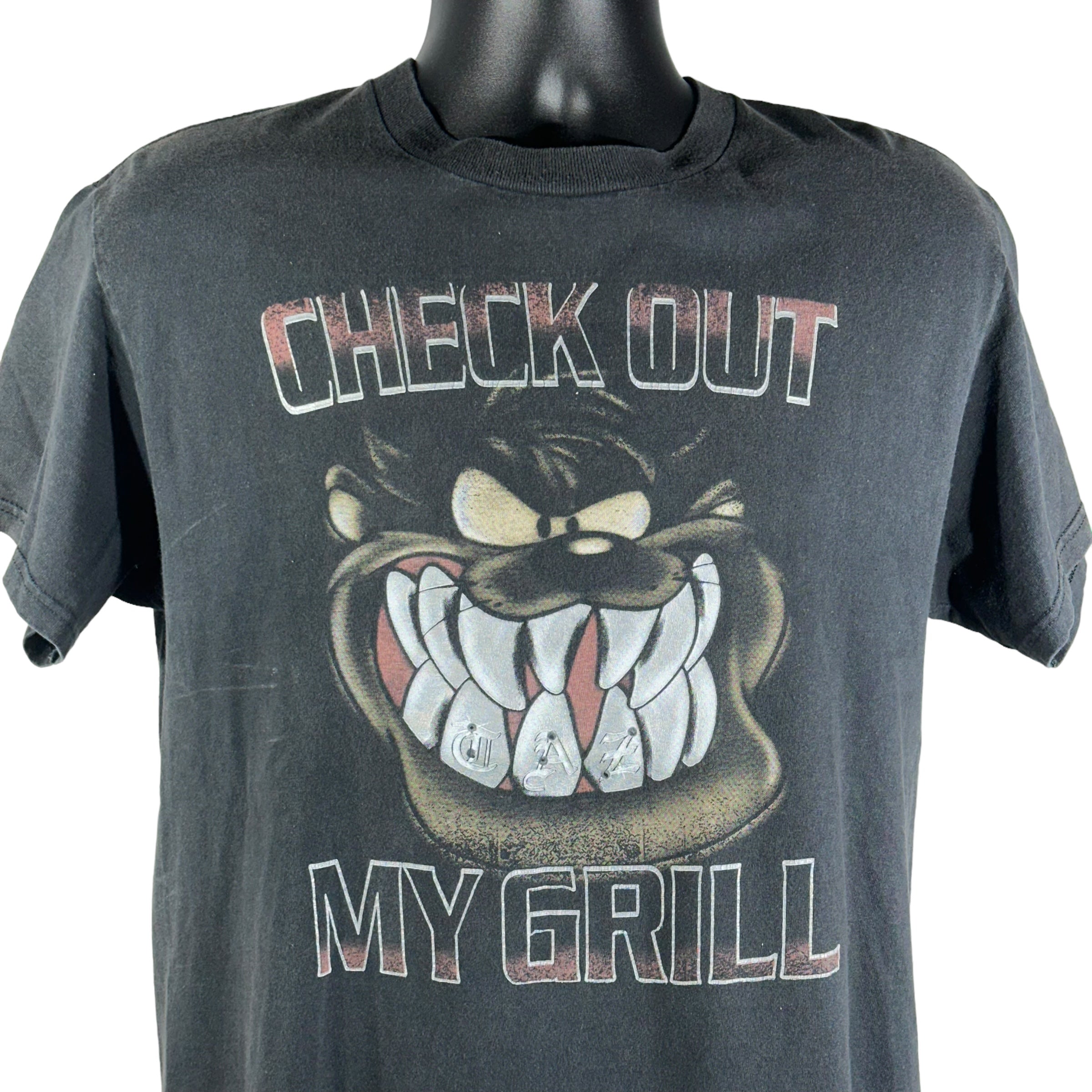 Vintage Looney Tunes Taz "Check Out My Grill" Tee