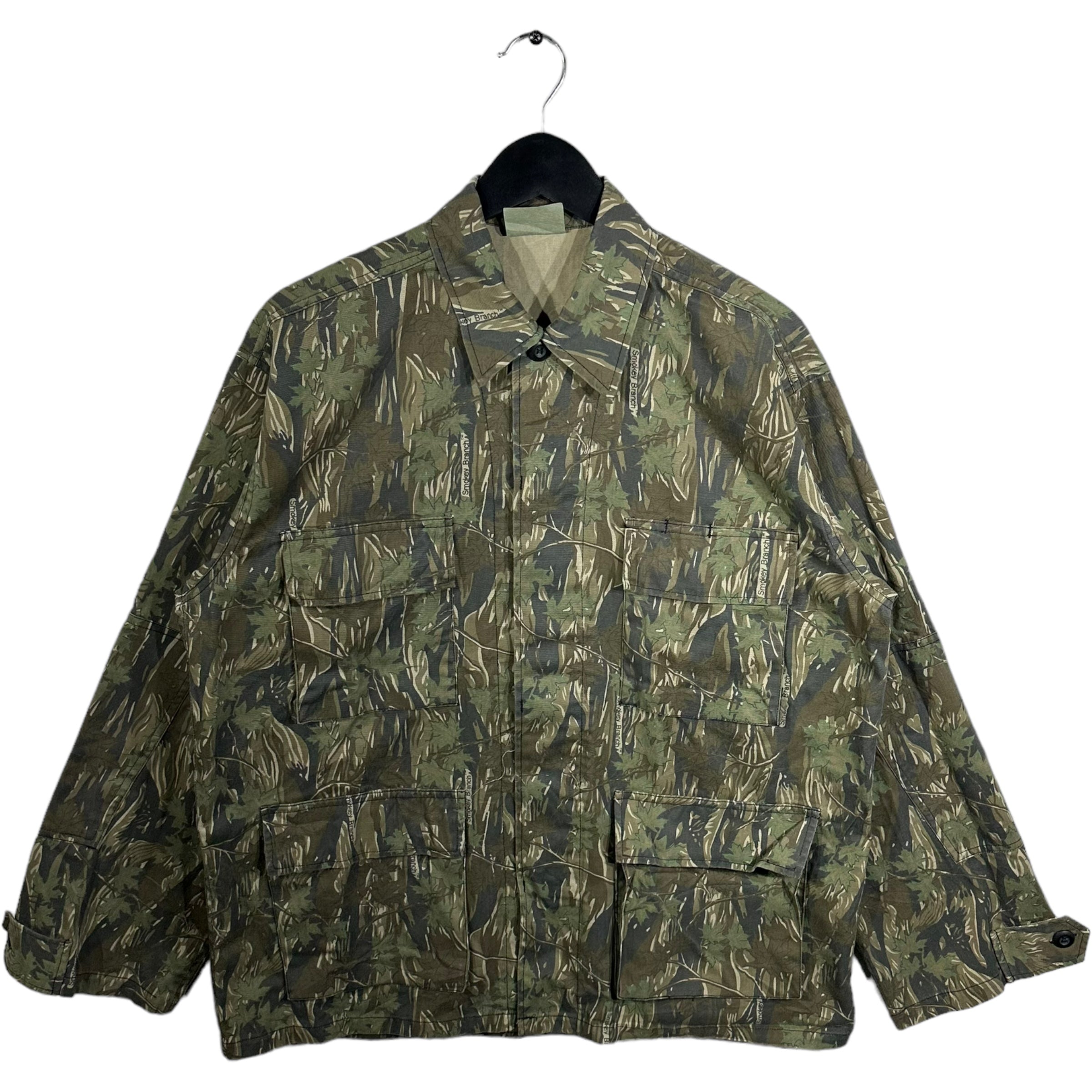 Vintage Military Smokey Branch Camo Button Up