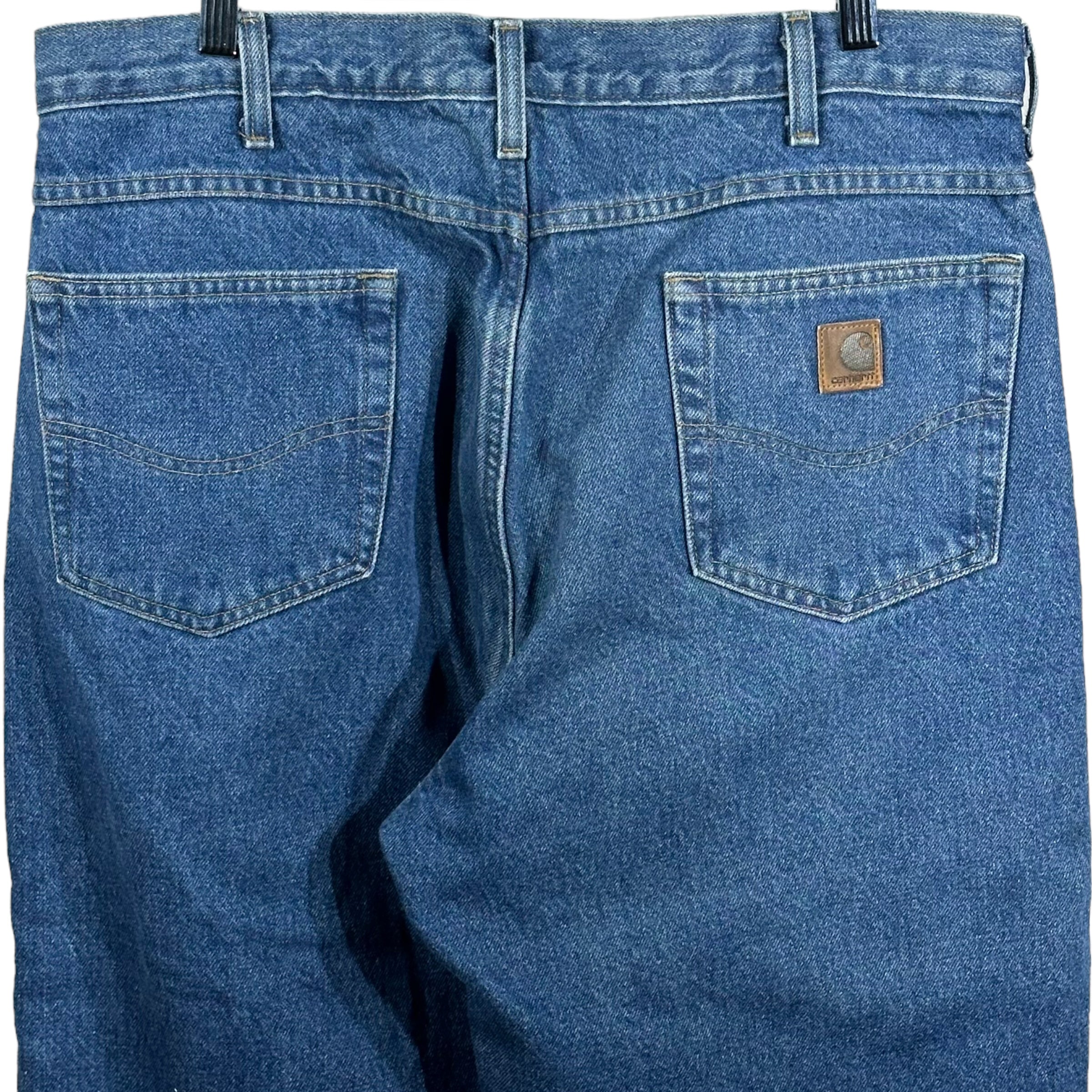 Vintage Carhartt Flannel Lined Straight Leg Denim Jeans