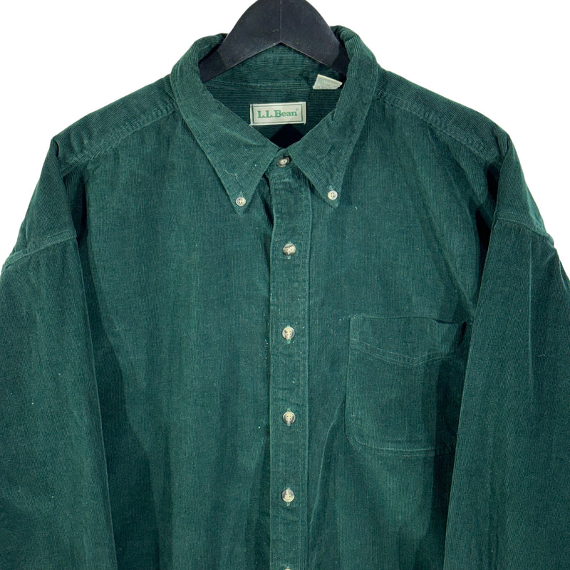 Vintage L.L Bean Corduroy Button Up