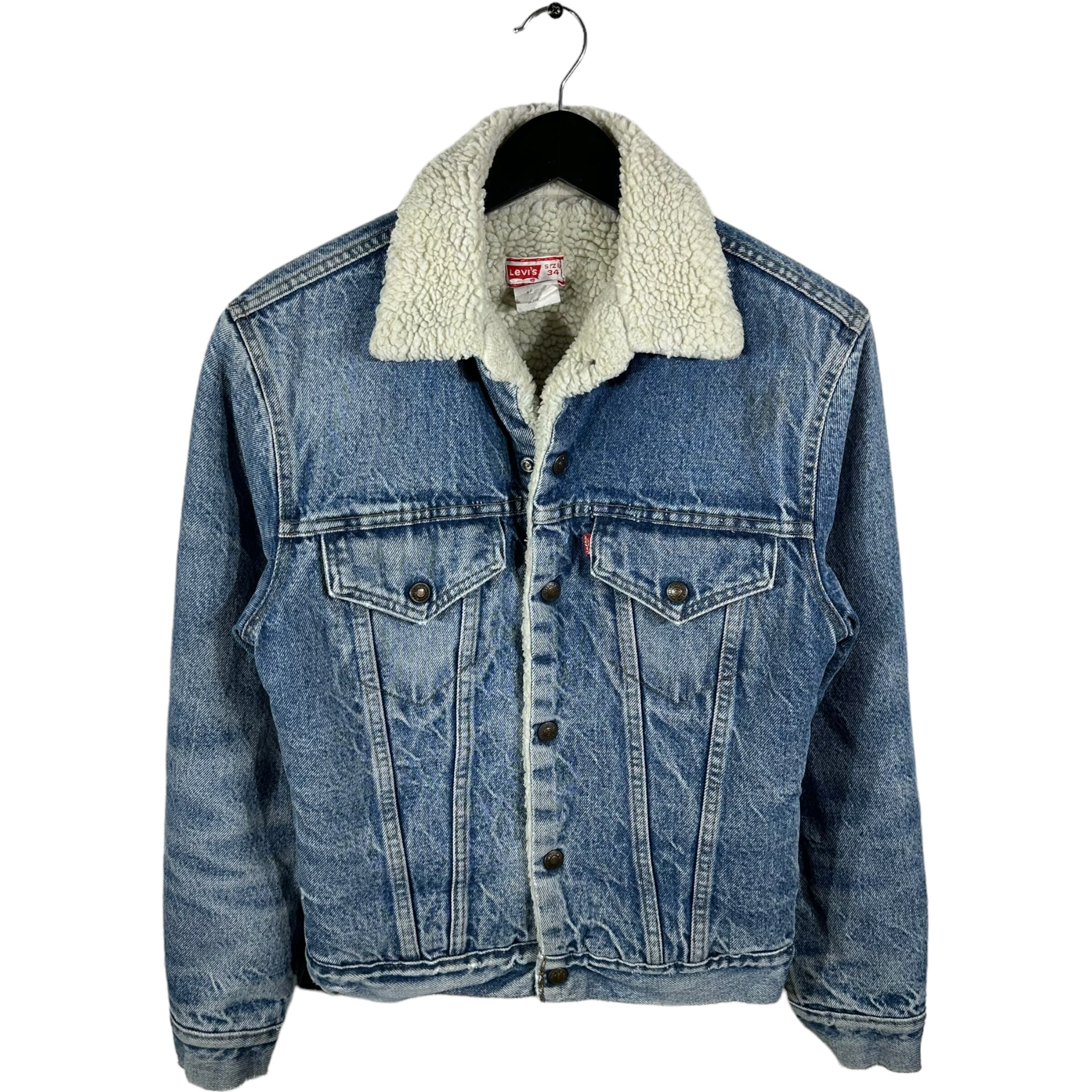 Vintage shops Levis Sherpa Denim Jacket