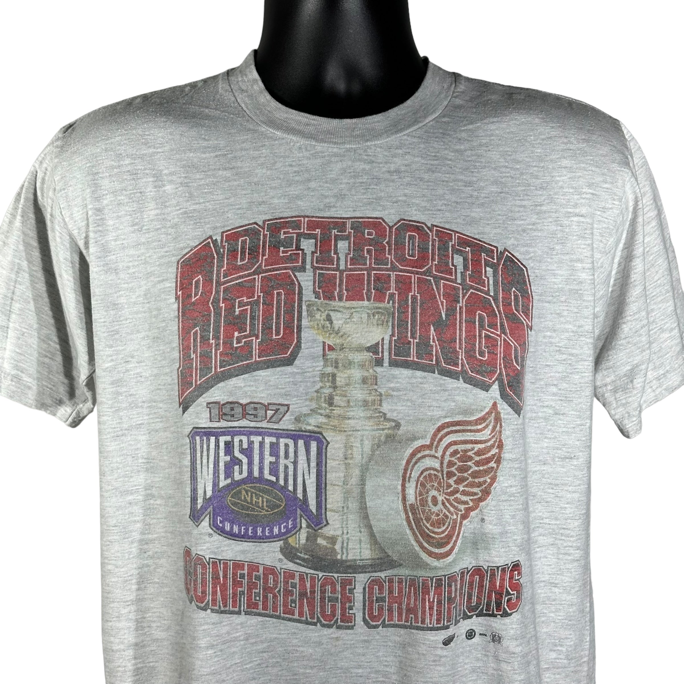 Vintage Detroit Red Wings Conference Champions Tee 1997