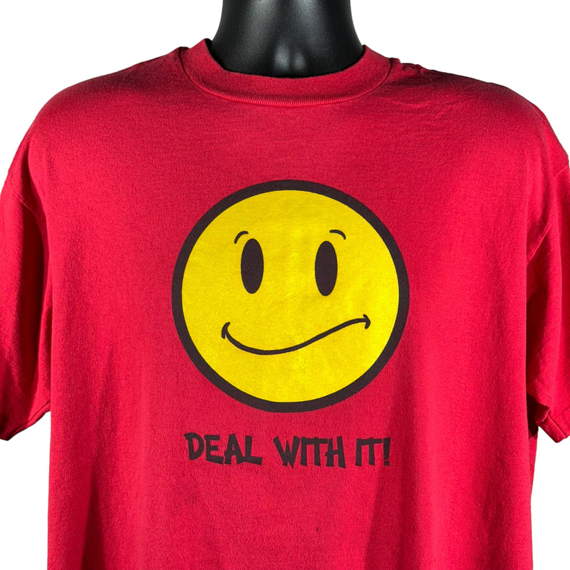 Vintage "Deal With It" Face Tee