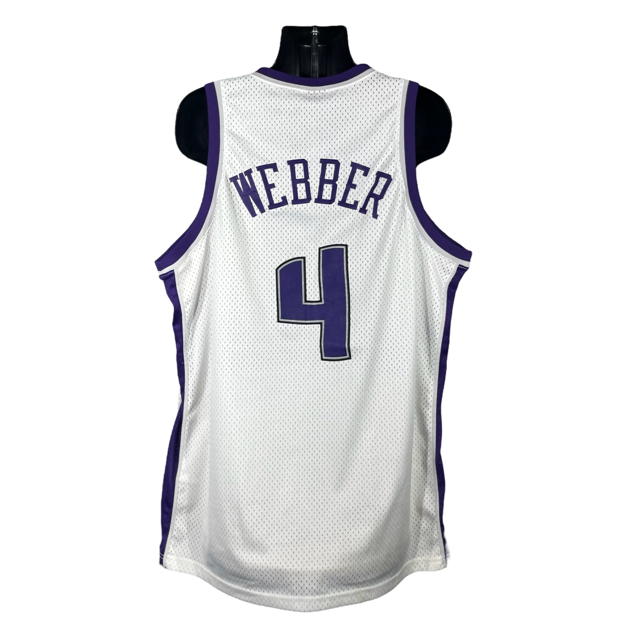 Vintage Sacramento Kings #4 Chris Webber Basketball Jersey