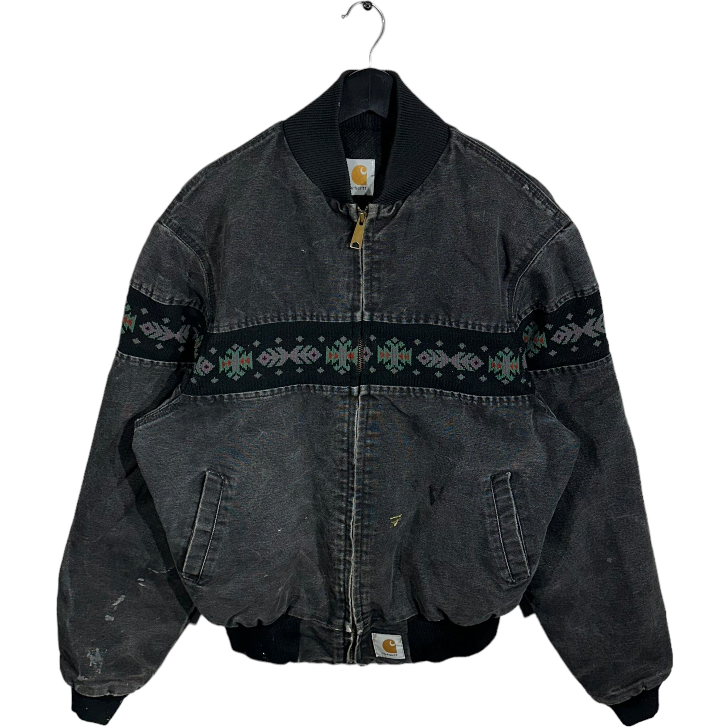 Vintage Carhartt Aztec Workwear Jacket