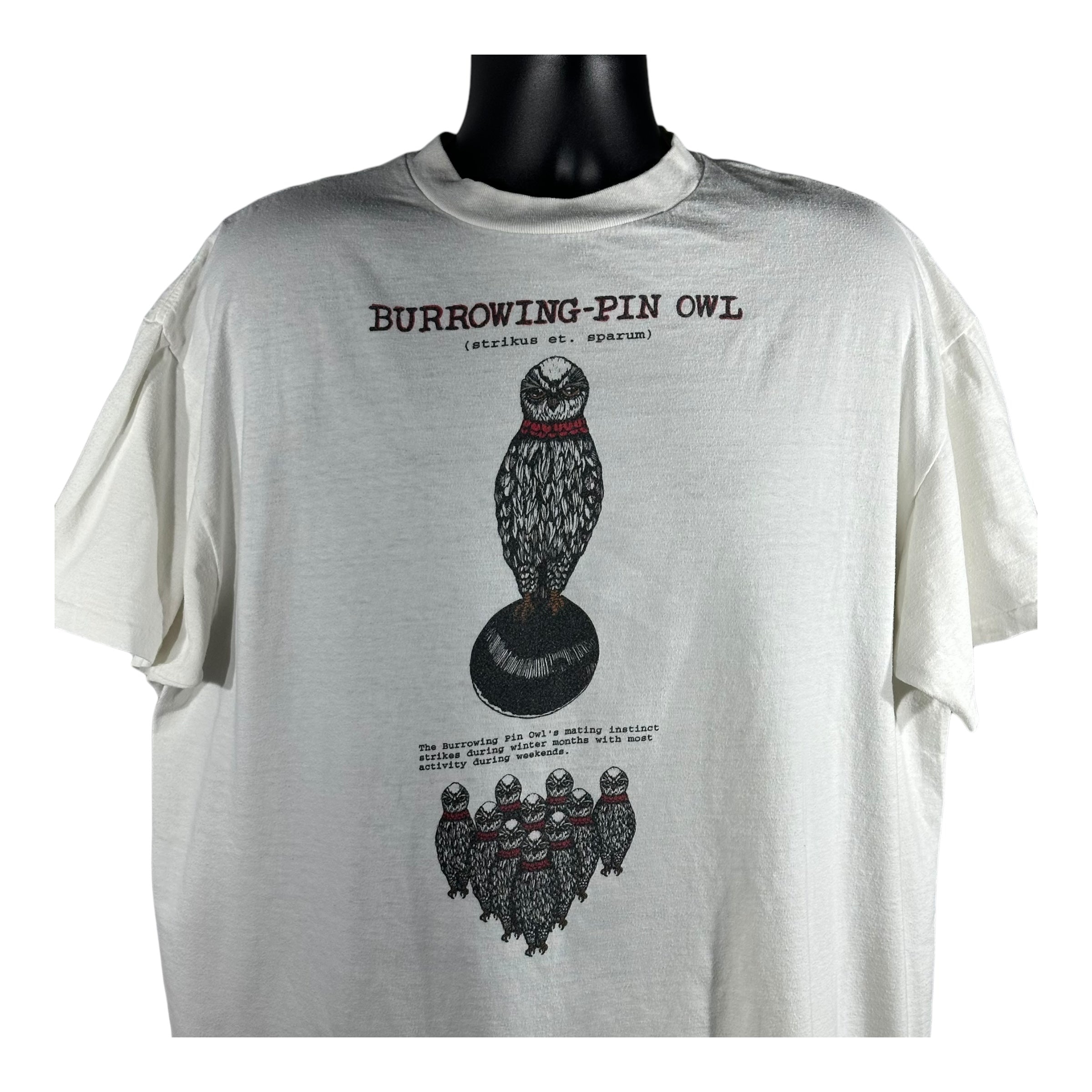 Vintage Burrowing-Pin Owl Tee