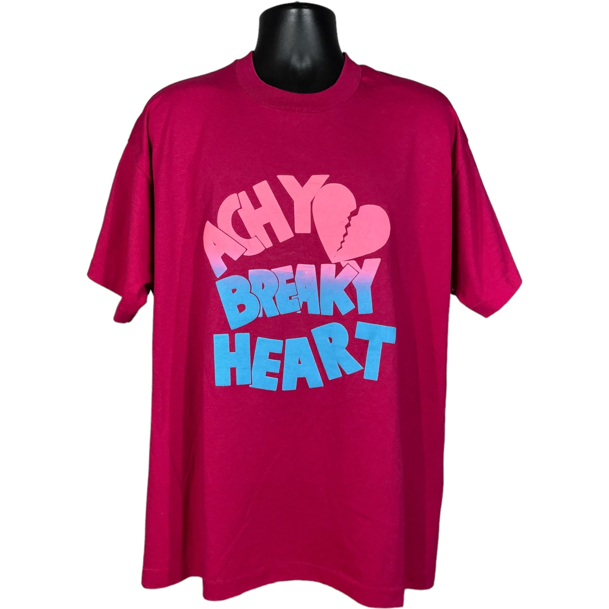 Vintage "Achy Breaky Heart" Puff Print Tee 90s