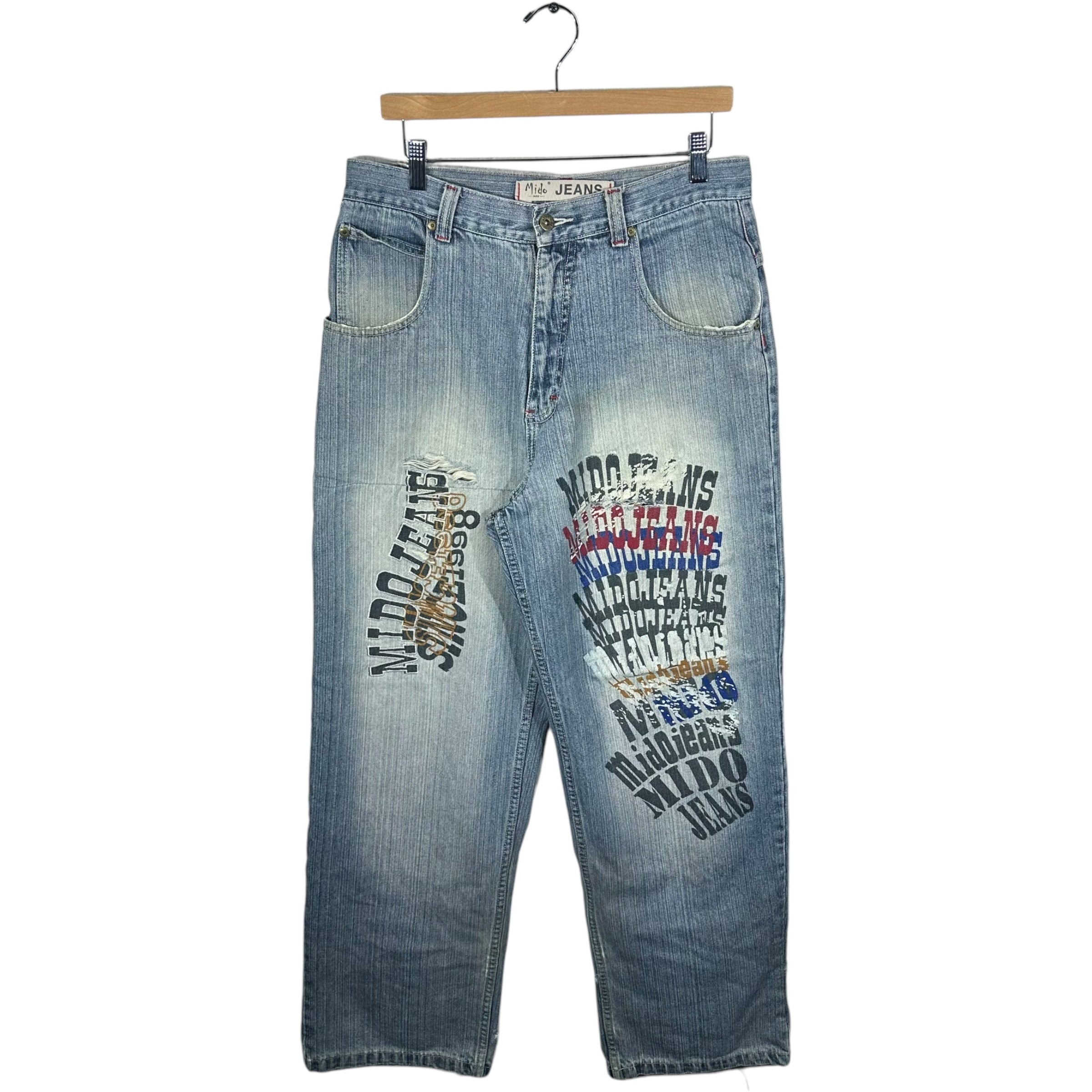 Vintage Mido Straight Leg Denim Jeans