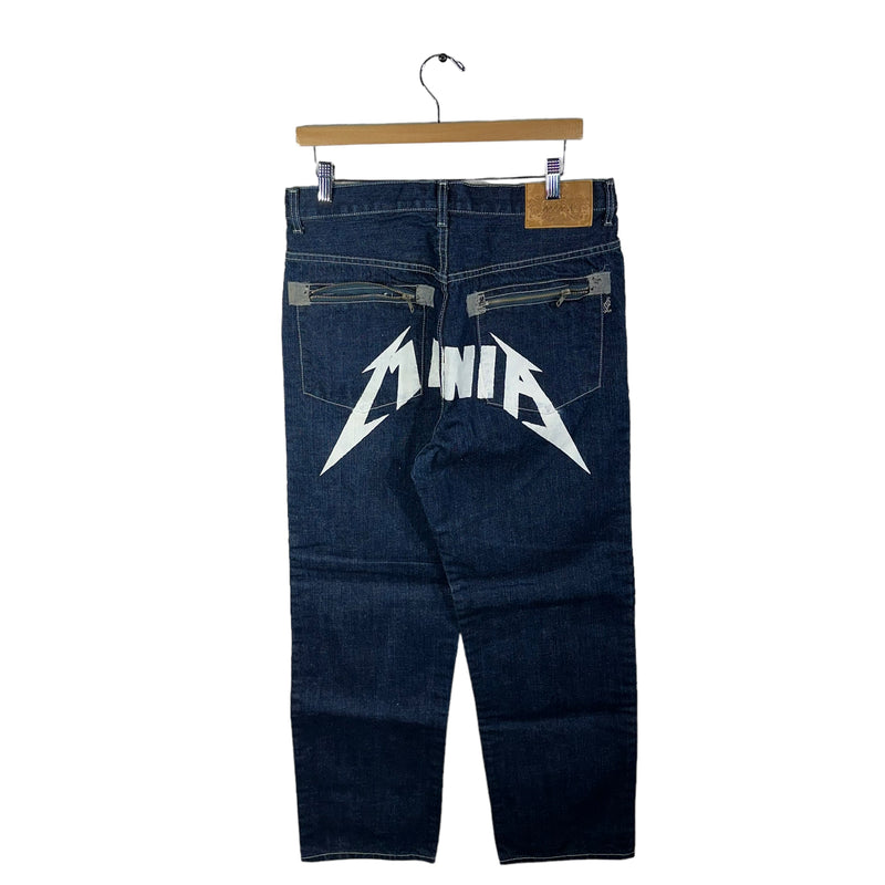 Vintage Mania Metalica Font Denim Jeans