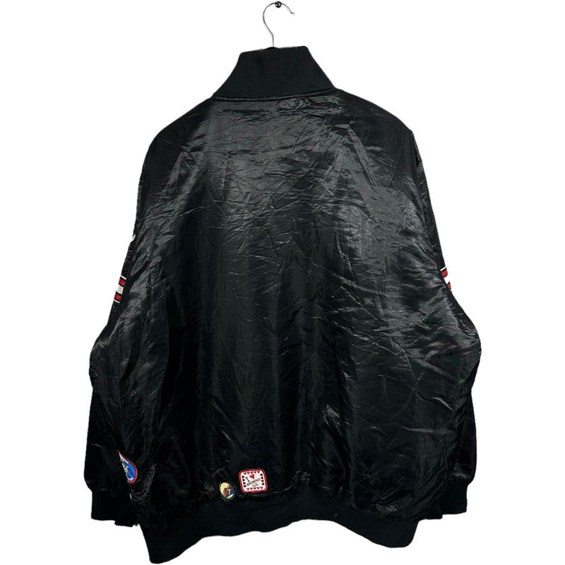 Vintage Chicago Bulls Starter Satin Bomber Jacket