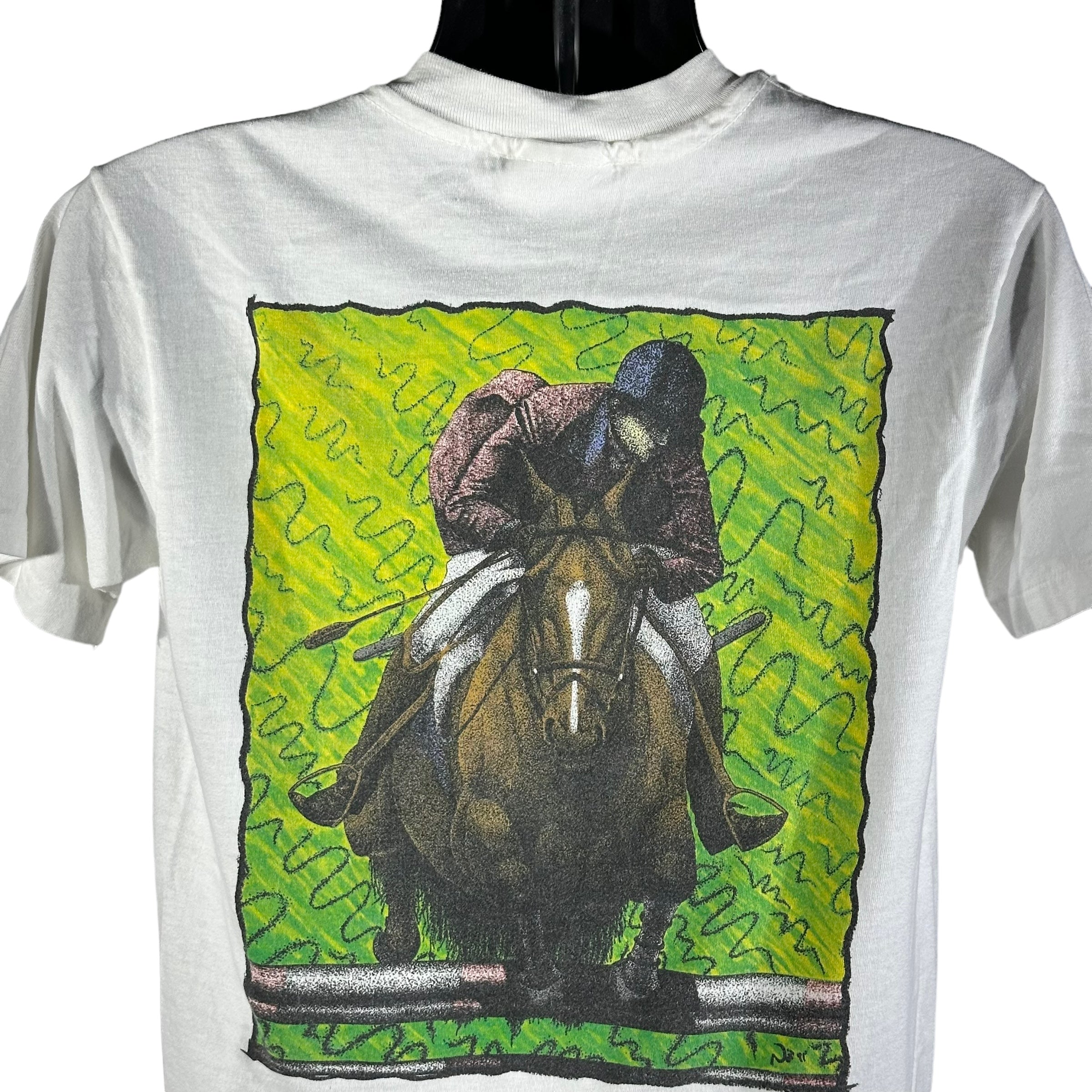 Vintage PBNHS Horse Race Art Tee