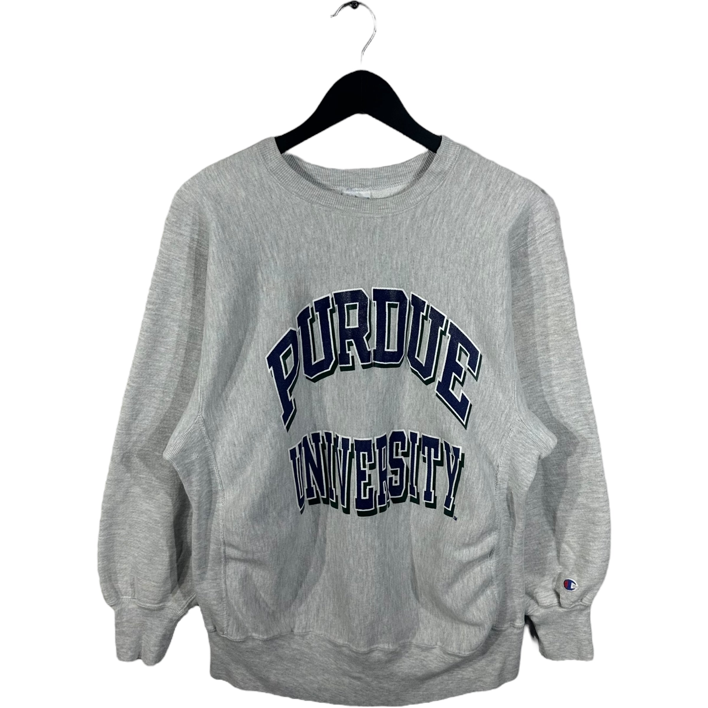 Vintage Purdue University Champion Reverse Weave Crewneck 90s