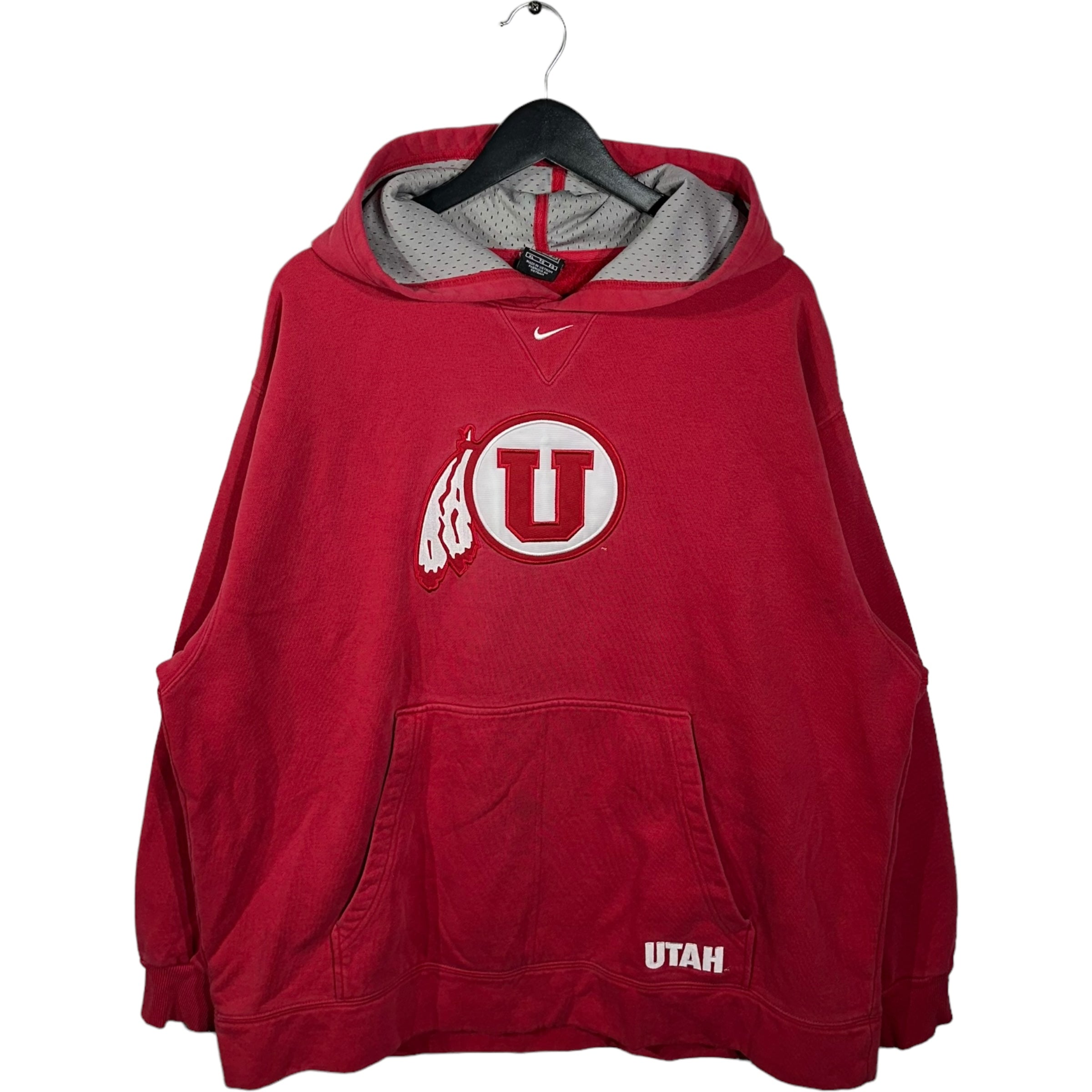 Vintage Utah University Nike Center Swoosh Hoodie