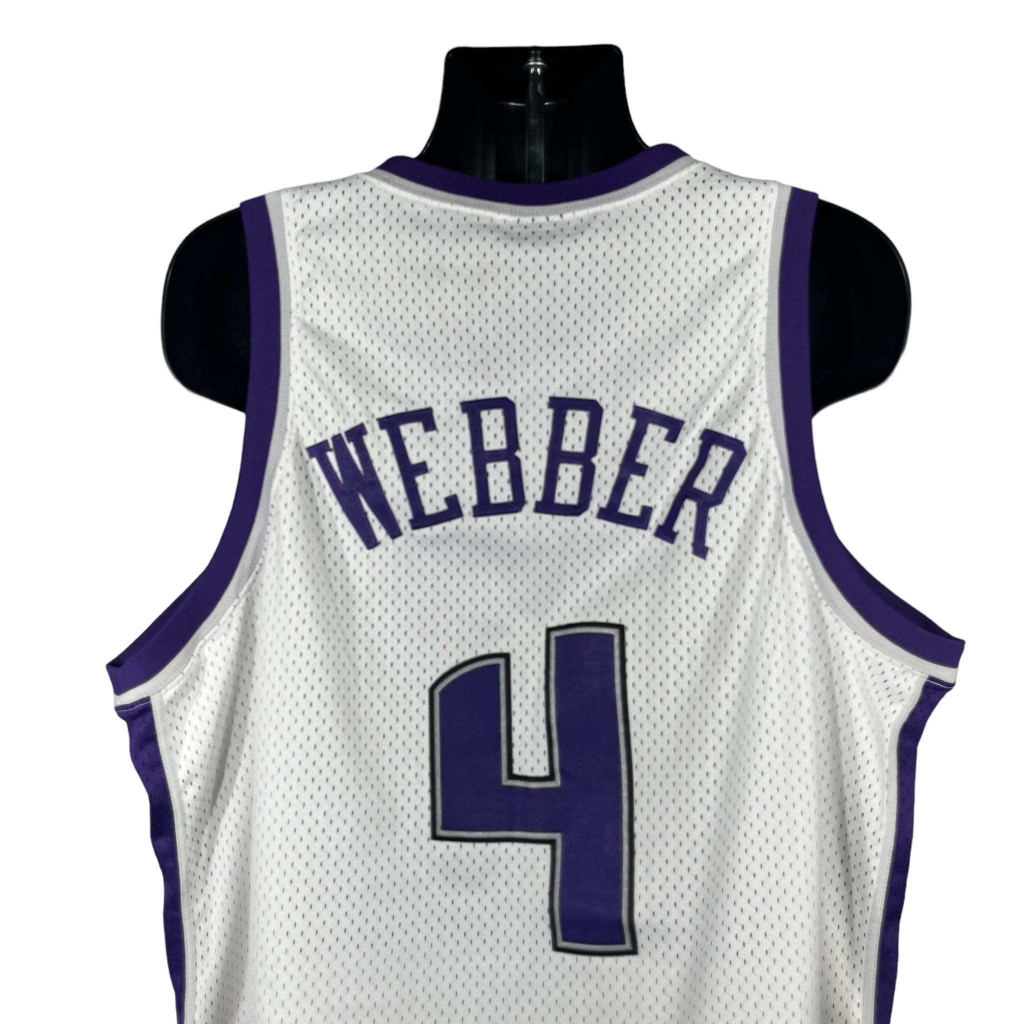 Vintage Sacramento Kings #4 Chris Webber Basketball Jersey