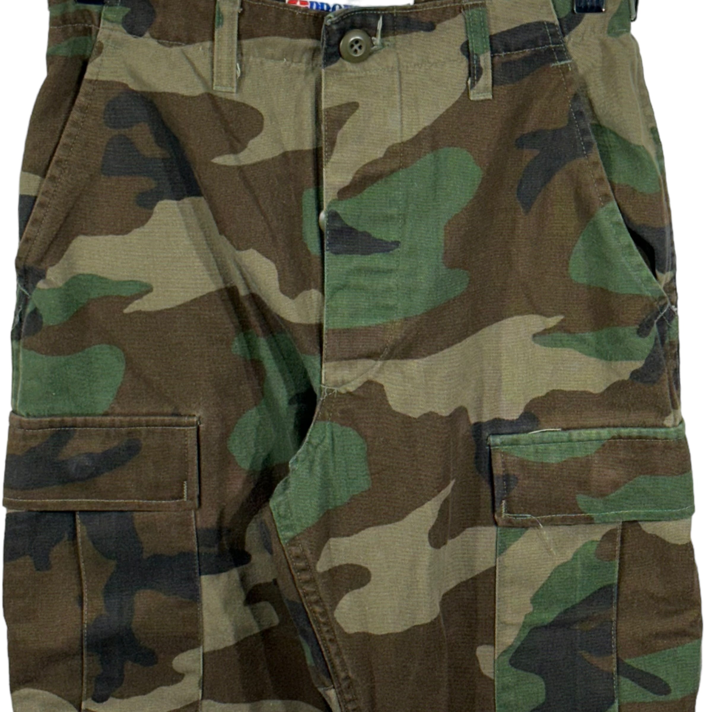 Vintage Military Woodland Camo Pants