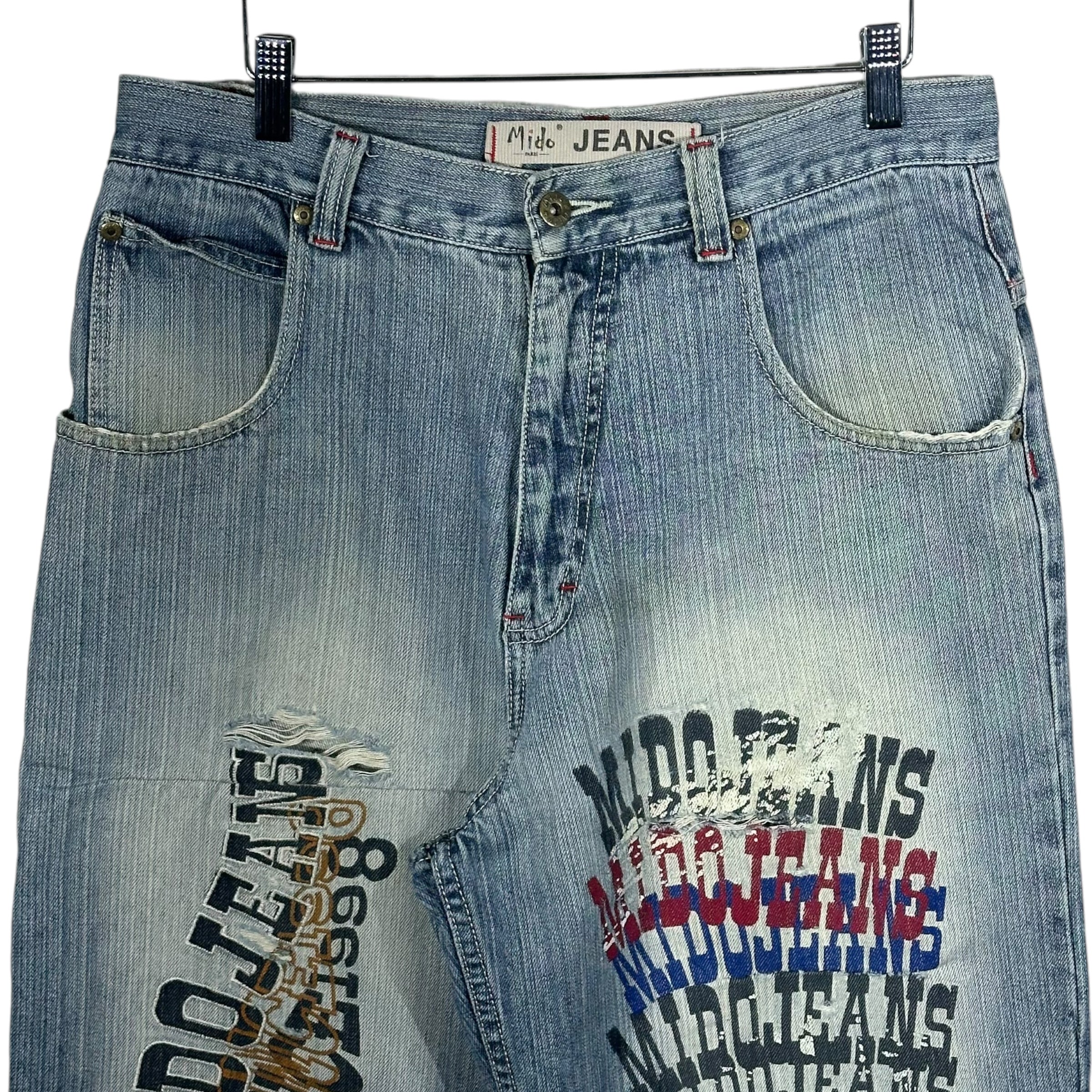 Vintage Mido Straight Leg Denim Jeans