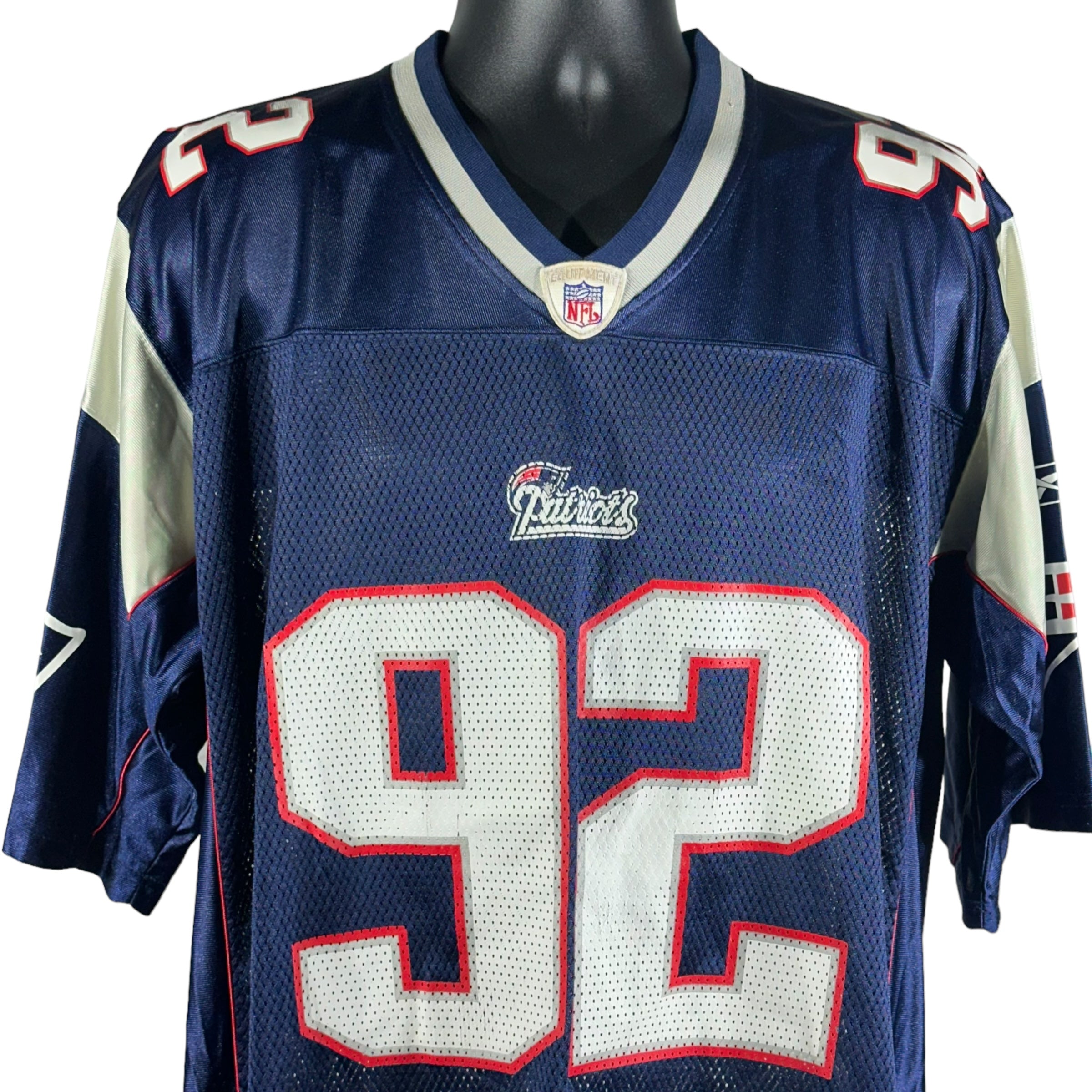 Vintage New England Patriots Gerard Warren #92 Jersey