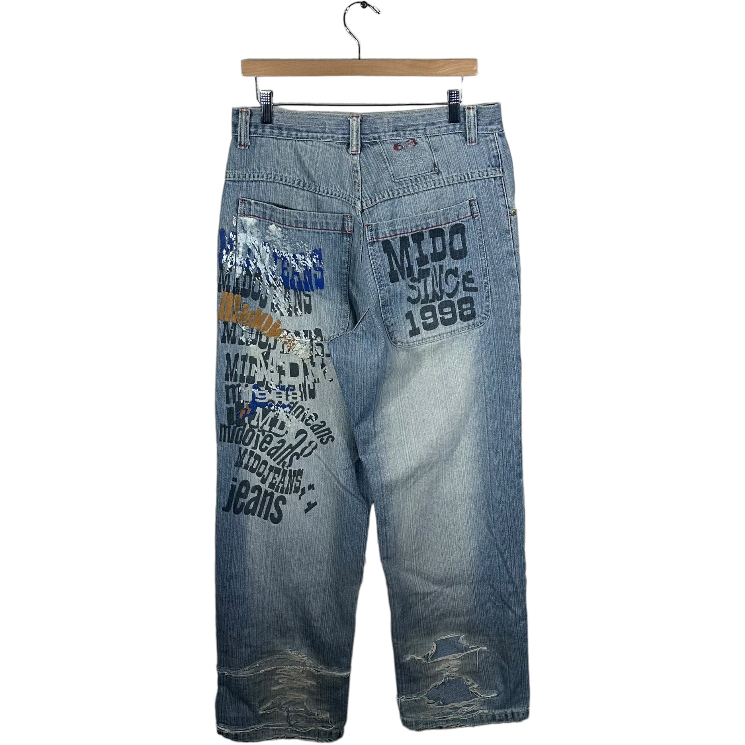 Vintage Mido Straight Leg Denim Jeans