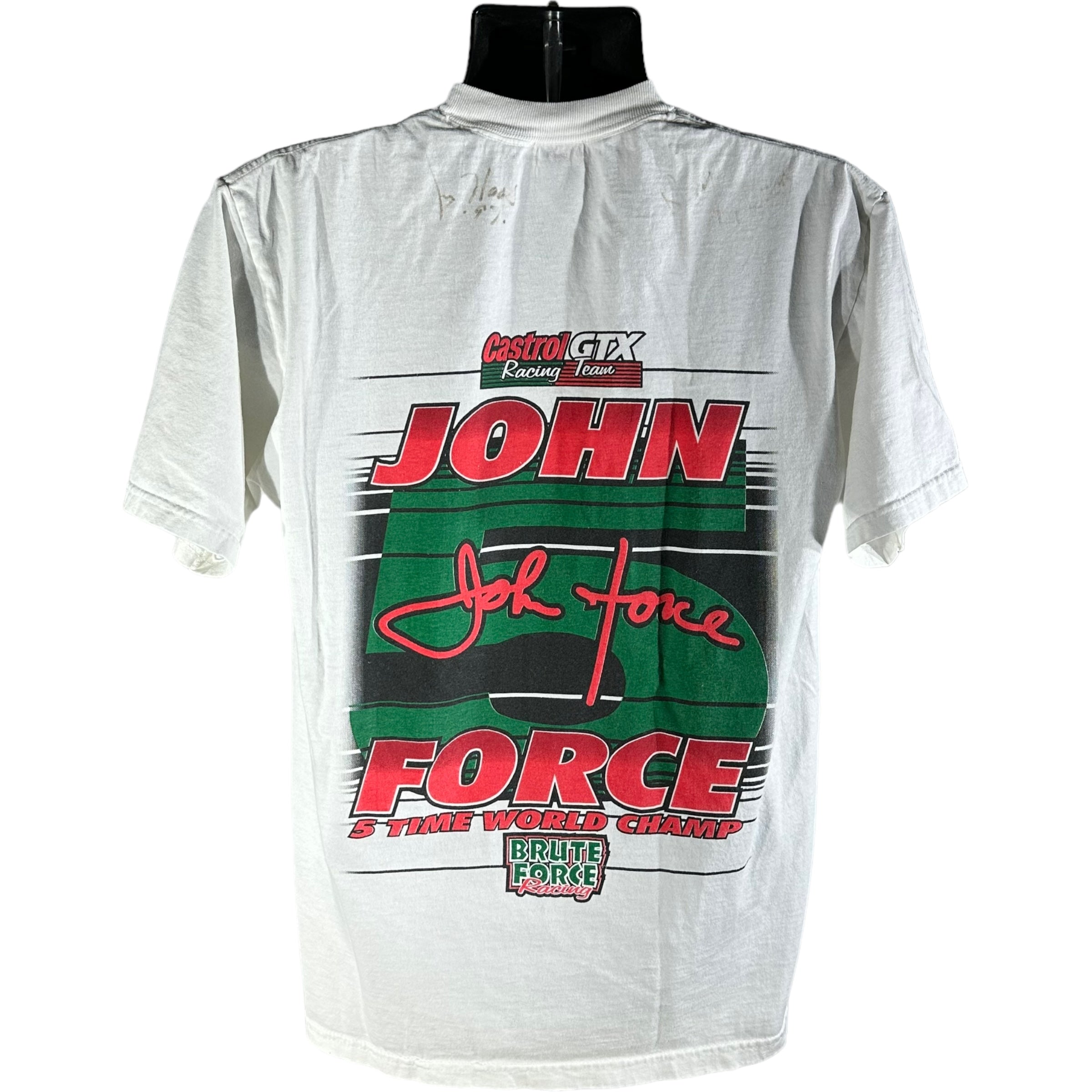 Vintage NHRA John Force Racing Tee 90s