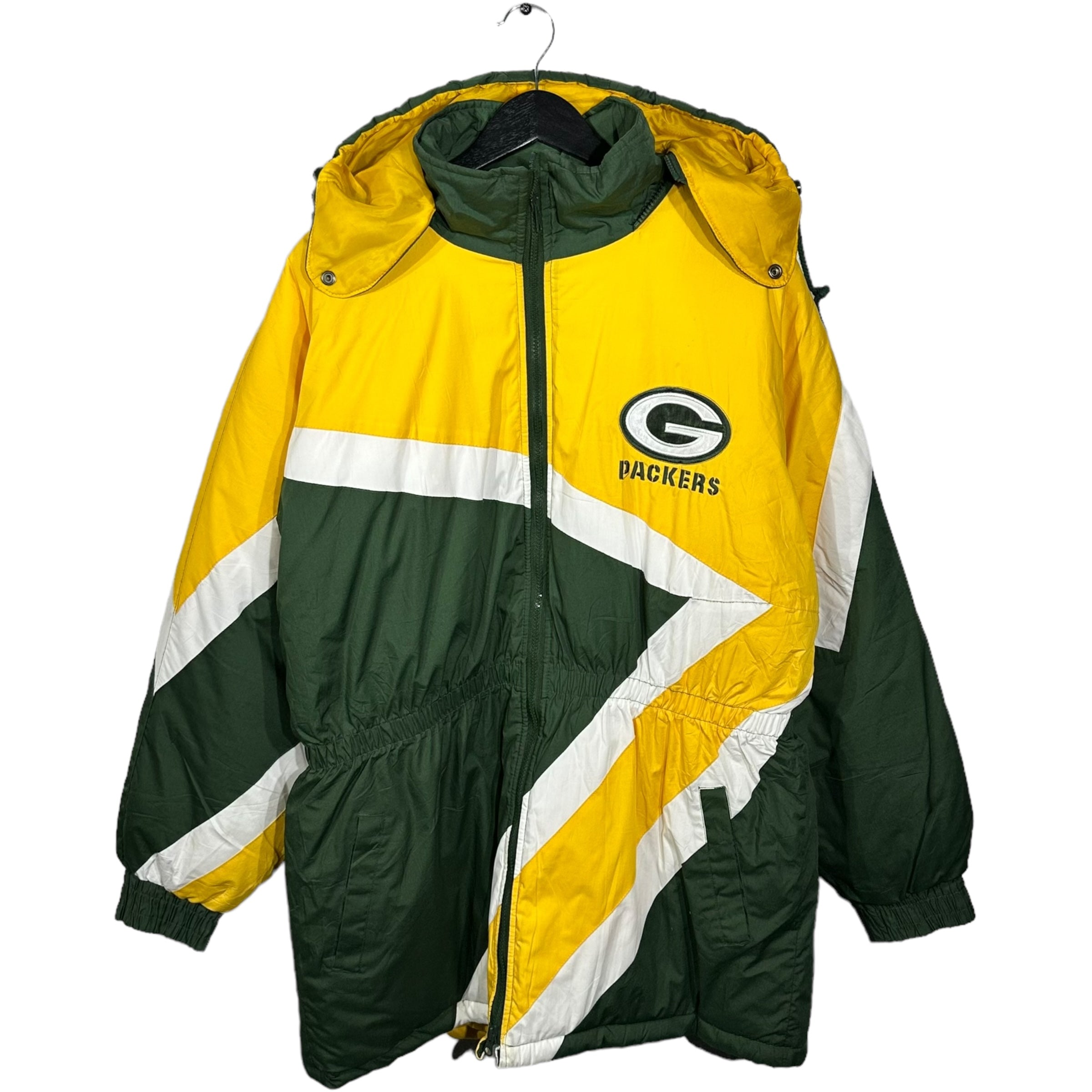Vintage Green Bay Packers Full Zip Heavy Jacket