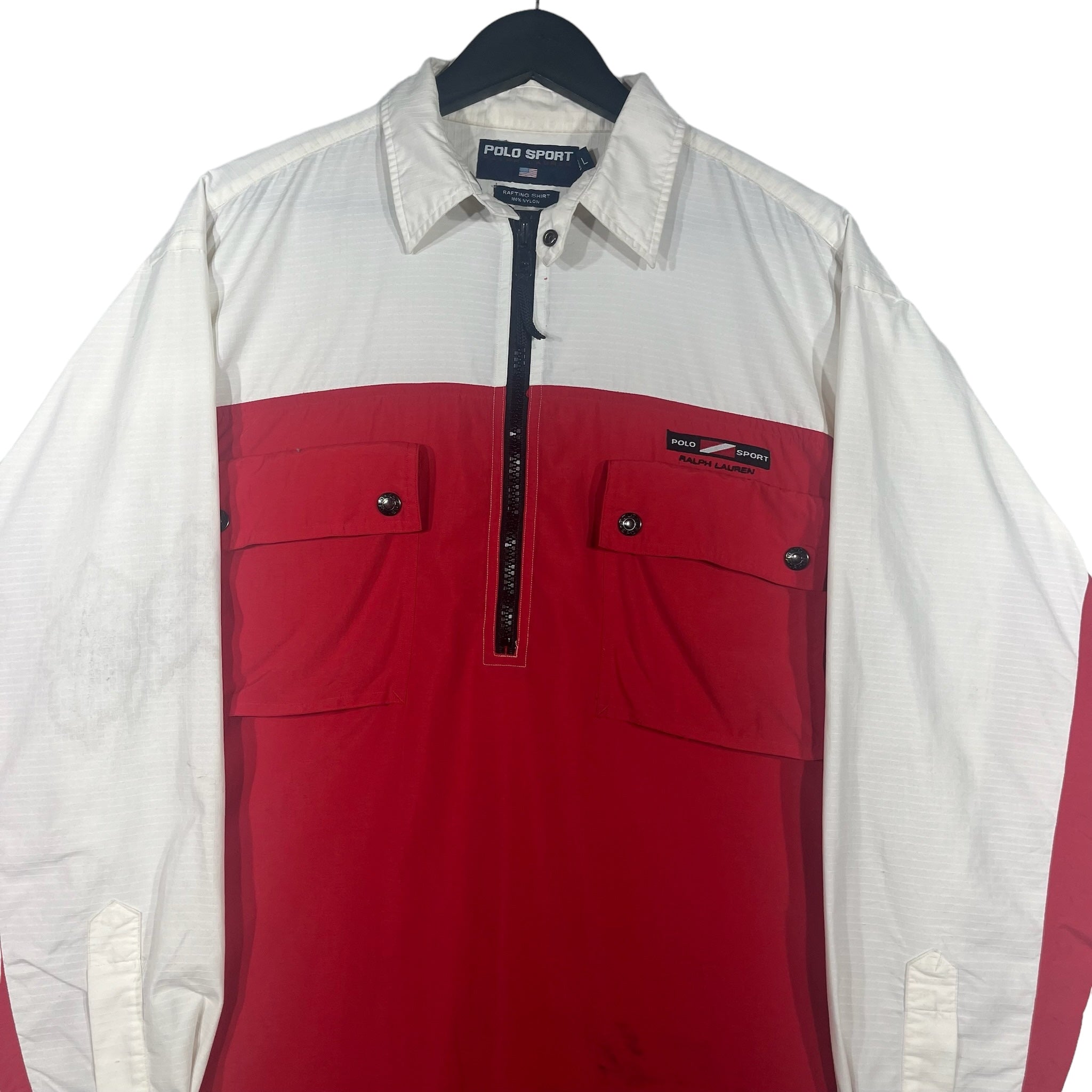 Vintage Polo Sport 1/4 Zip Light Jacket