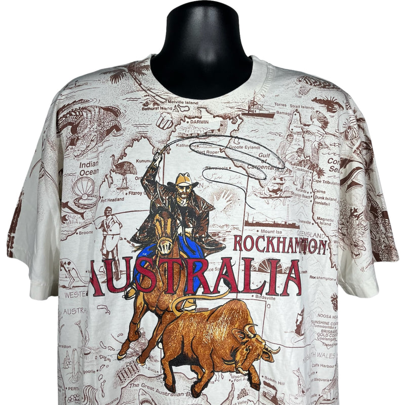 Vintage Rockhampton Australia AOP Tee