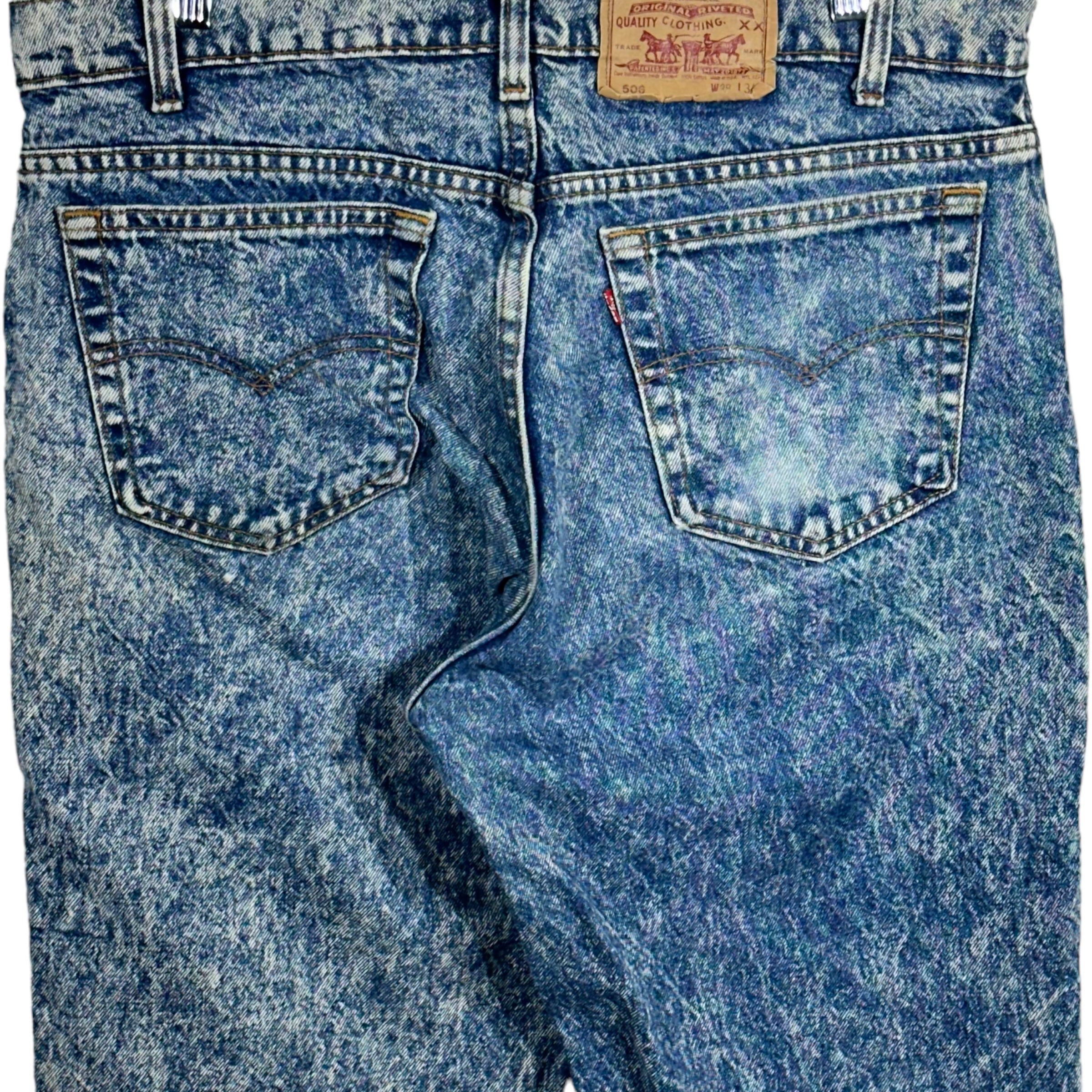 Vintage Levis 506 Stone Wash Denim Jeans