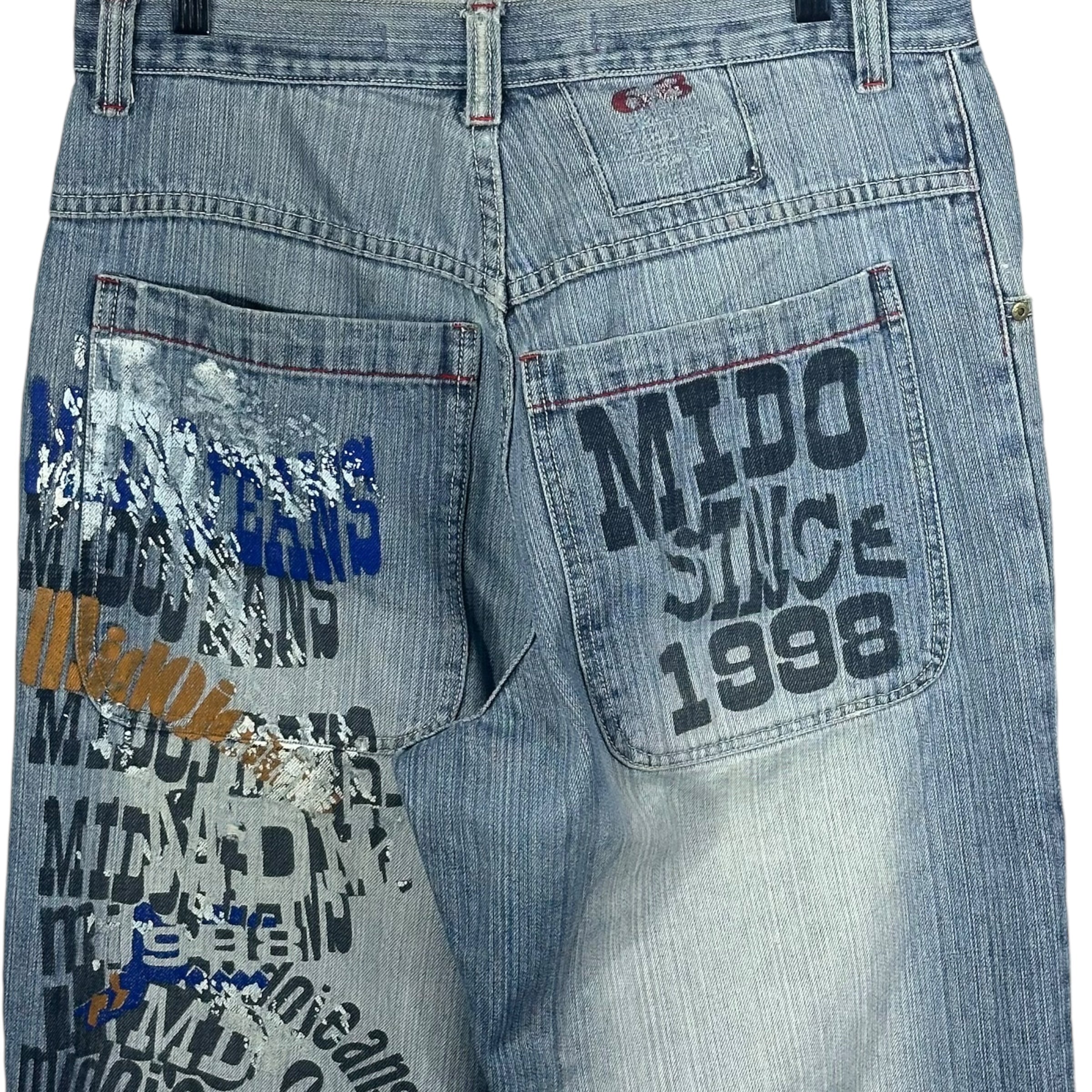 Vintage Mido Straight Leg Denim Jeans