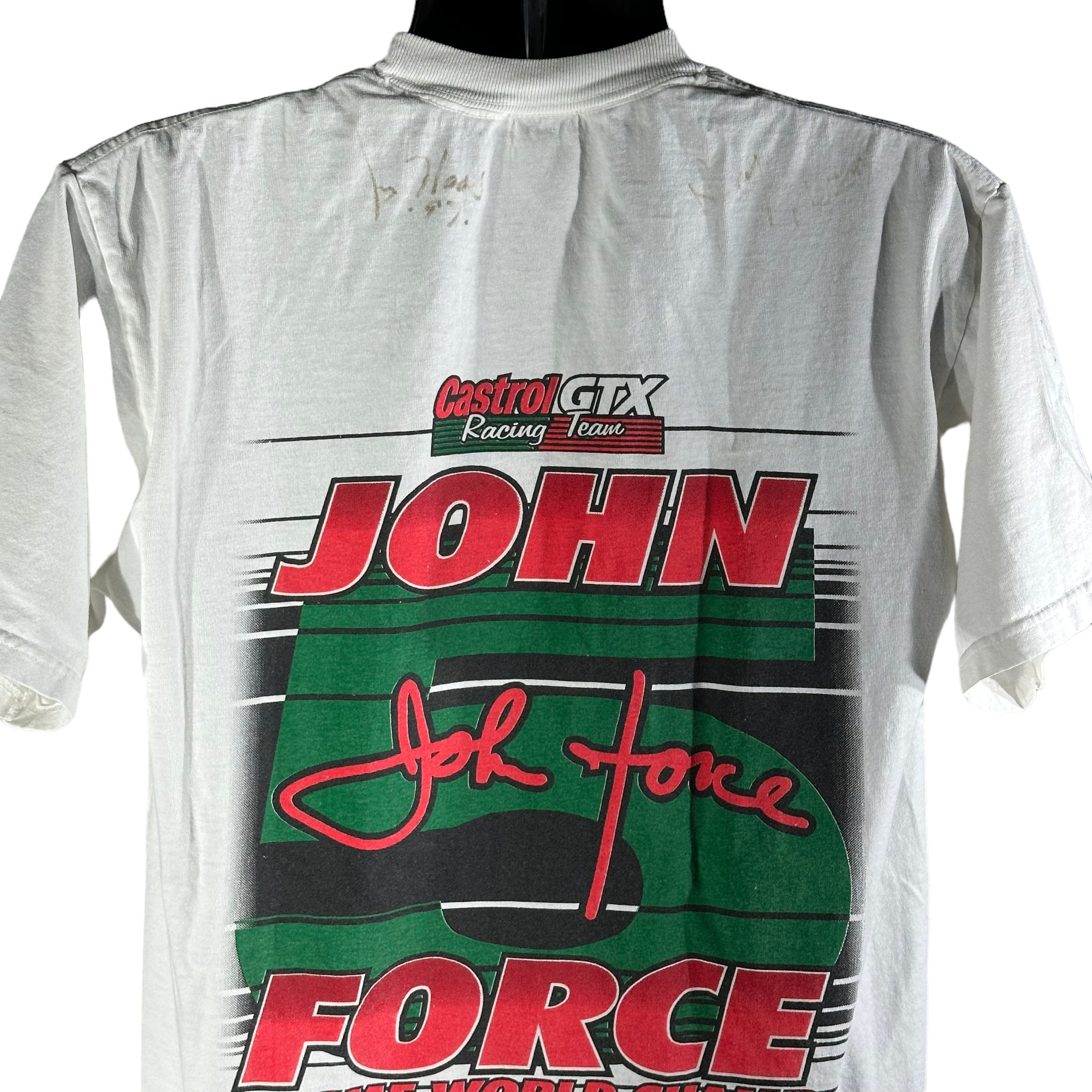 Vintage NHRA John Force Racing Tee 90s