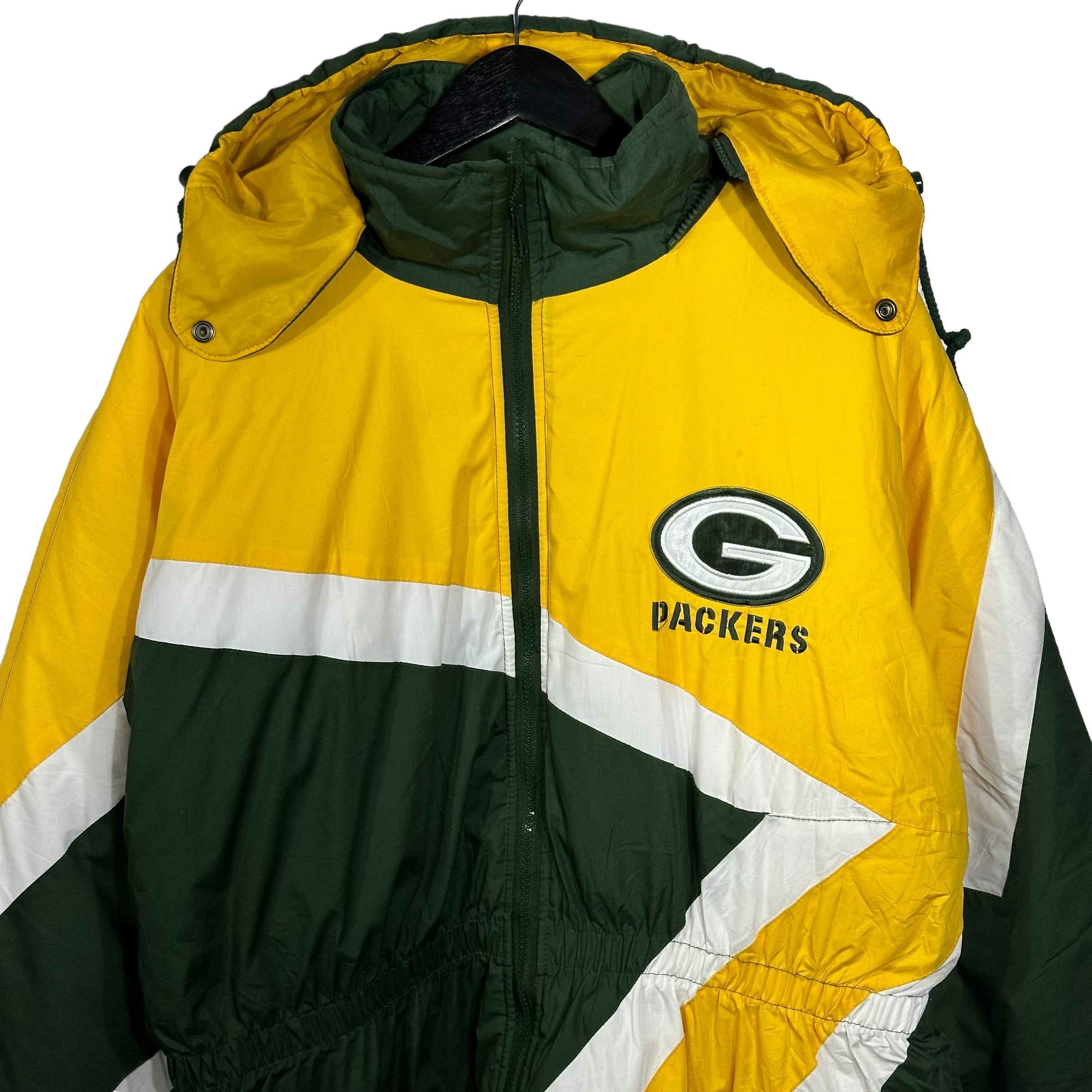 Vintage Green Bay Packers Full Zip Heavy Jacket