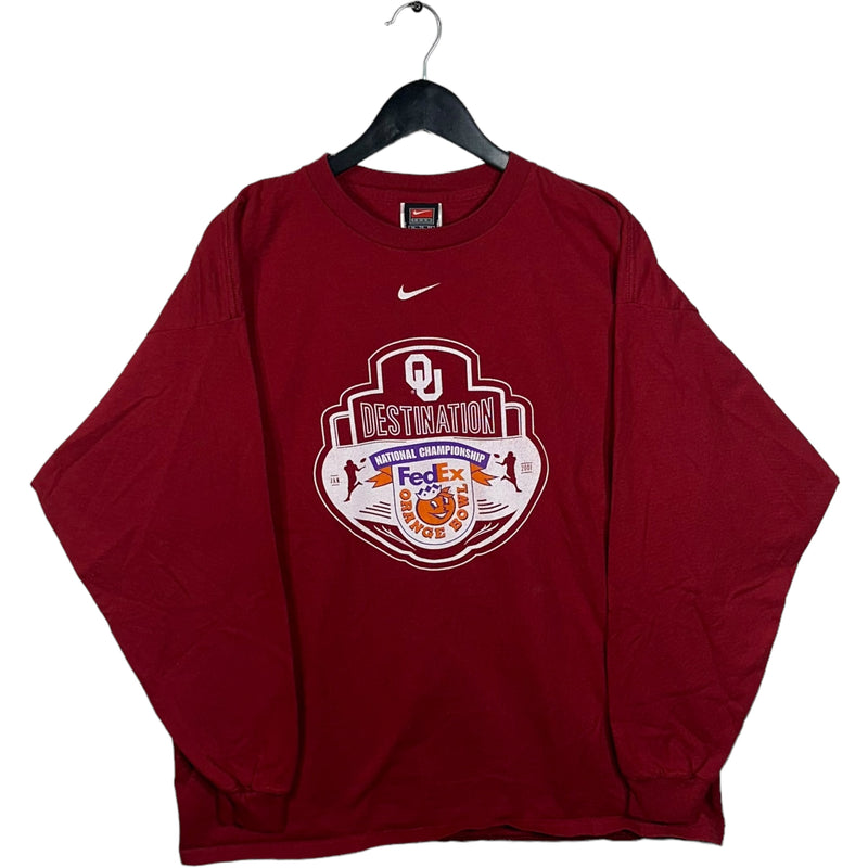 Vintage Orange Bowl FedEx OU Destination National Championship Long Sleeve