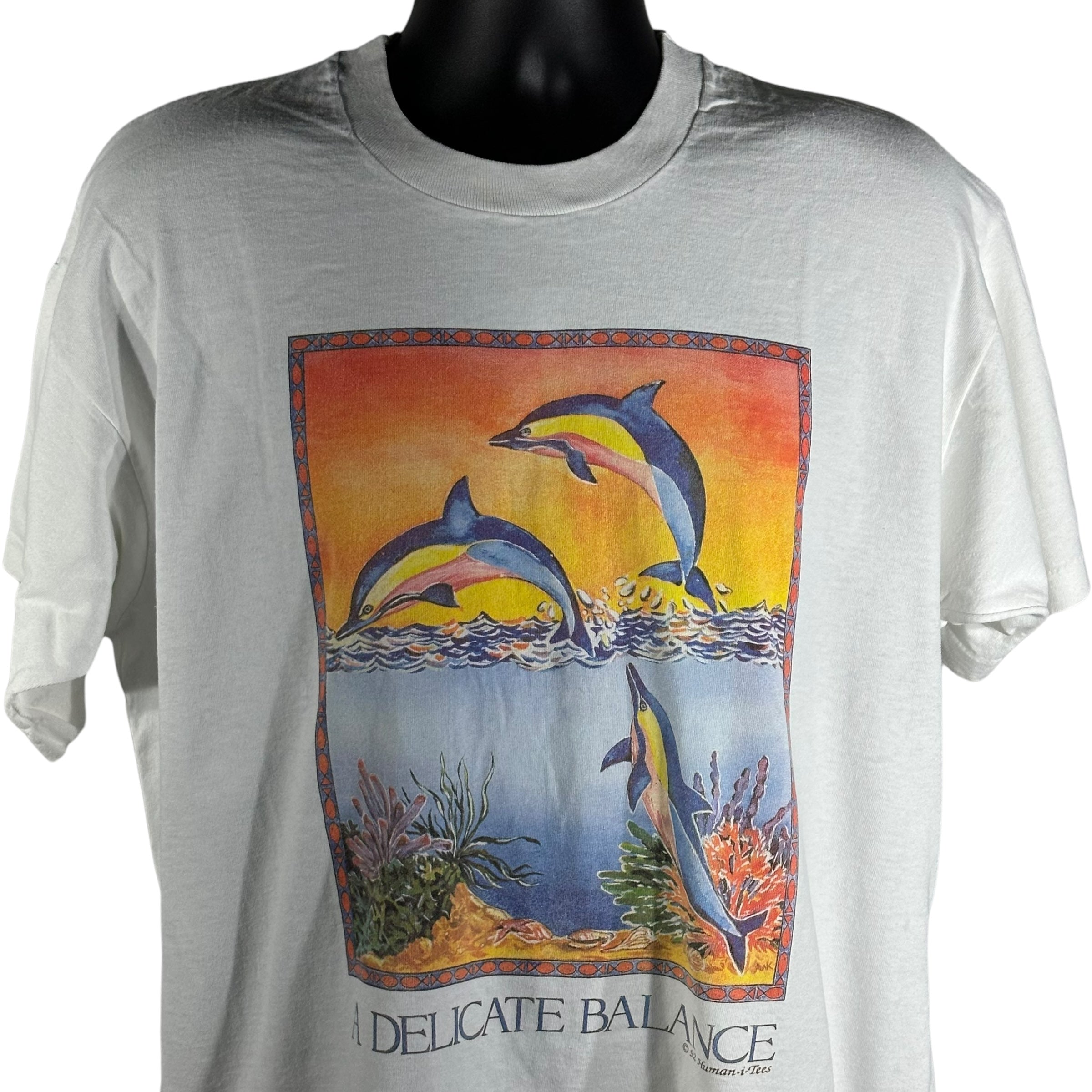 Vintage Dolphin "A Delicate Balance" Tee 90s