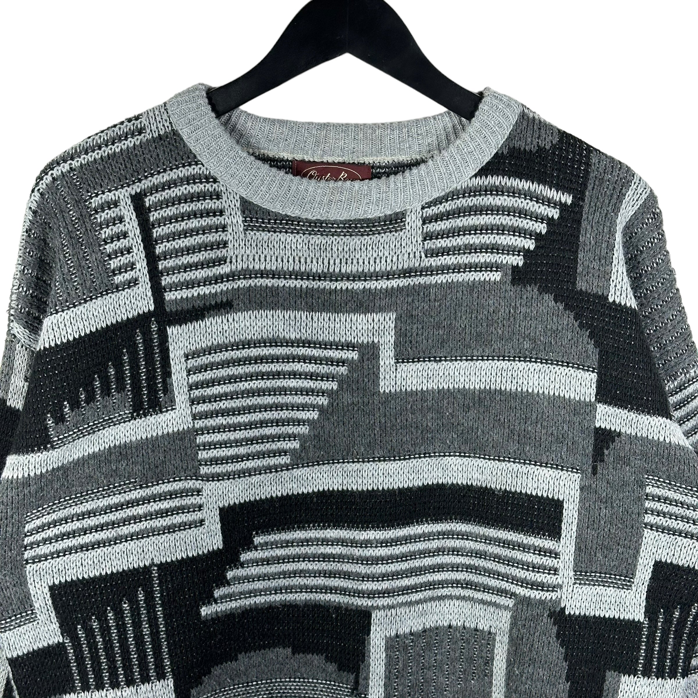 Vintage Oyster Bay Pattern Knit Sweater