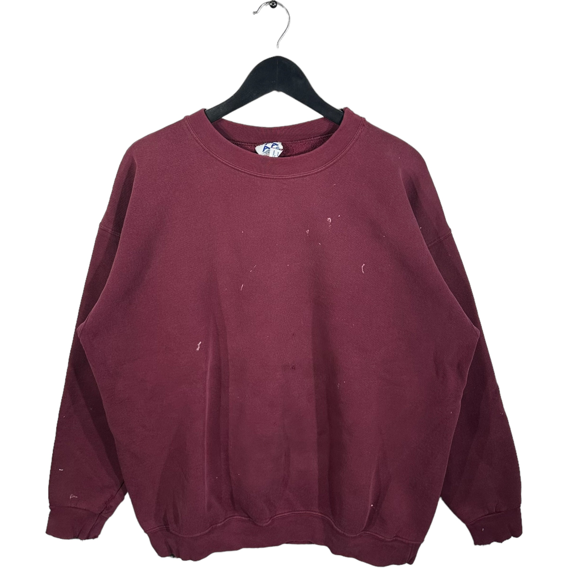 Vintage Blank Paint Stained Distressed Crewneck