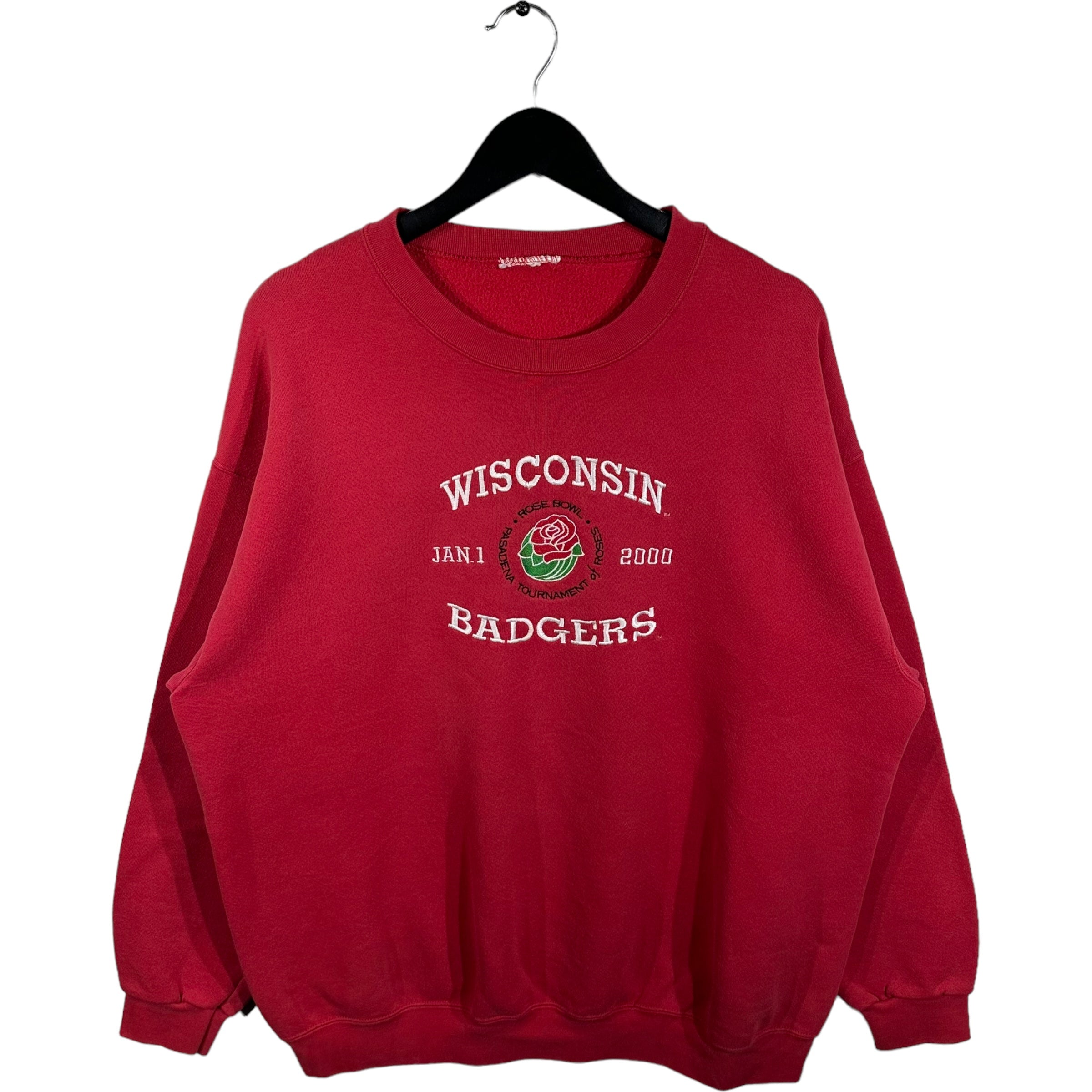 Vintage Wisconsin Badgers Distressed Crewneck