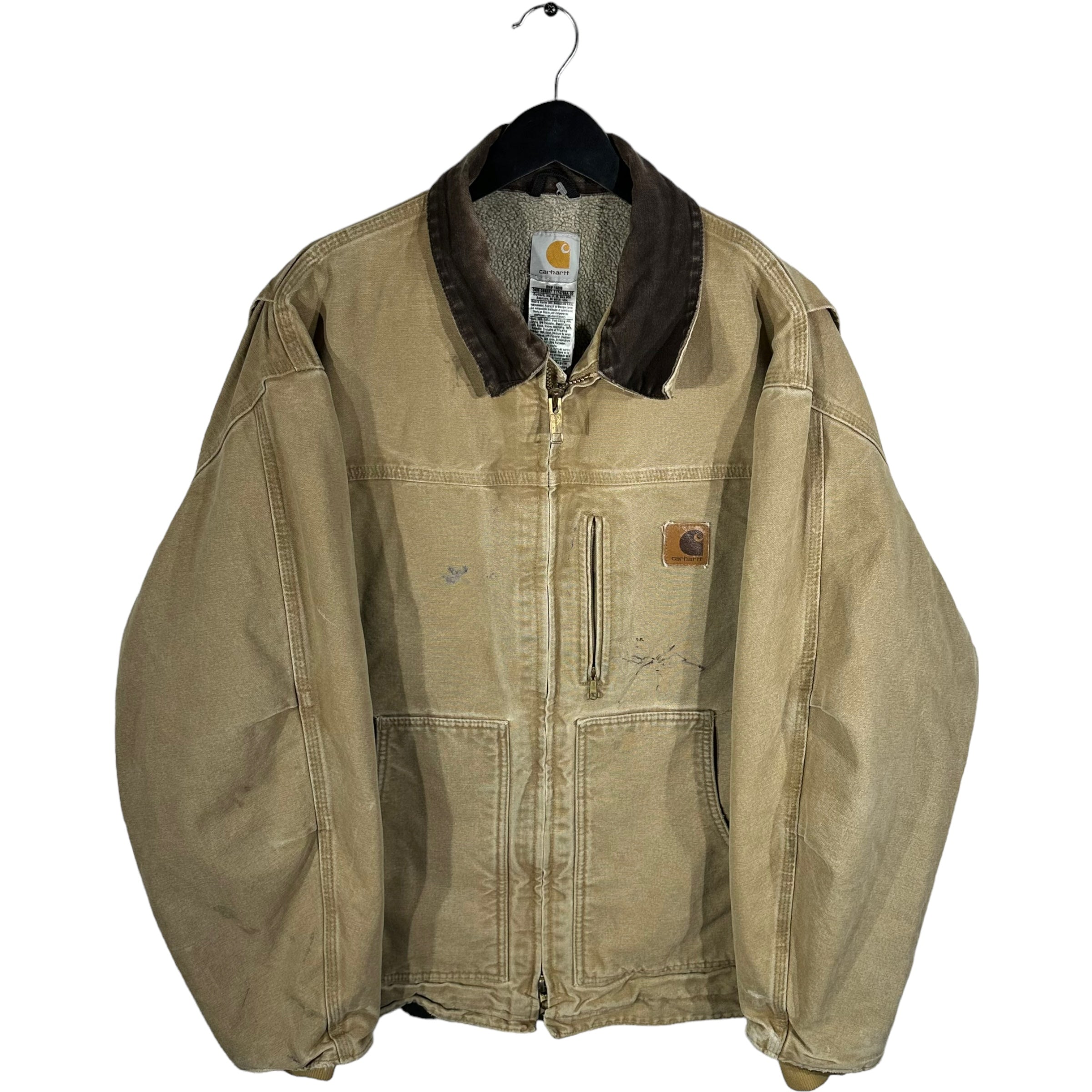 Vintage Carhartt Fleece Lined Workwear Jacket